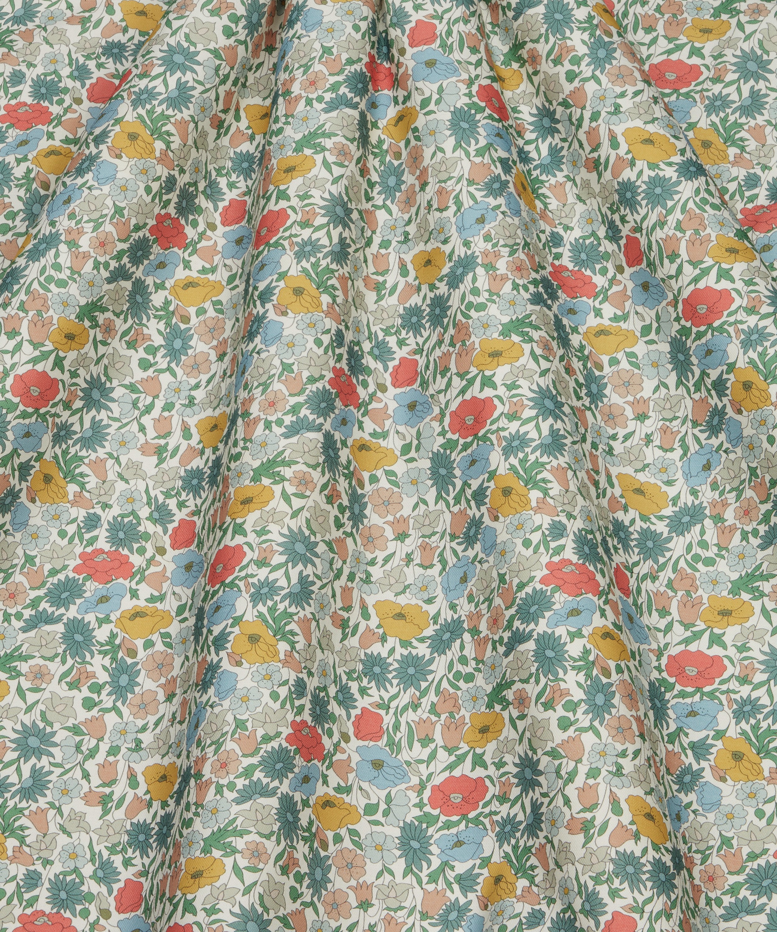 Liberty Interiors - Poppy Meadowfield Cotton in Lichen image number 2