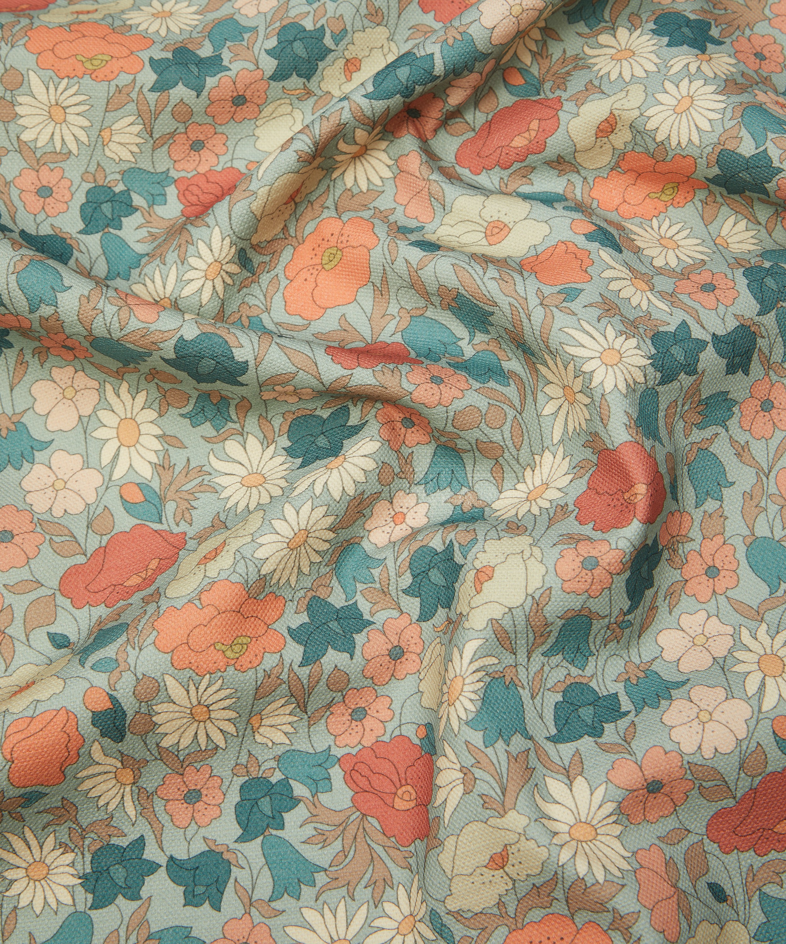 Liberty Interiors - Poppy Meadowfield Cotton in Bullfinch image number 3