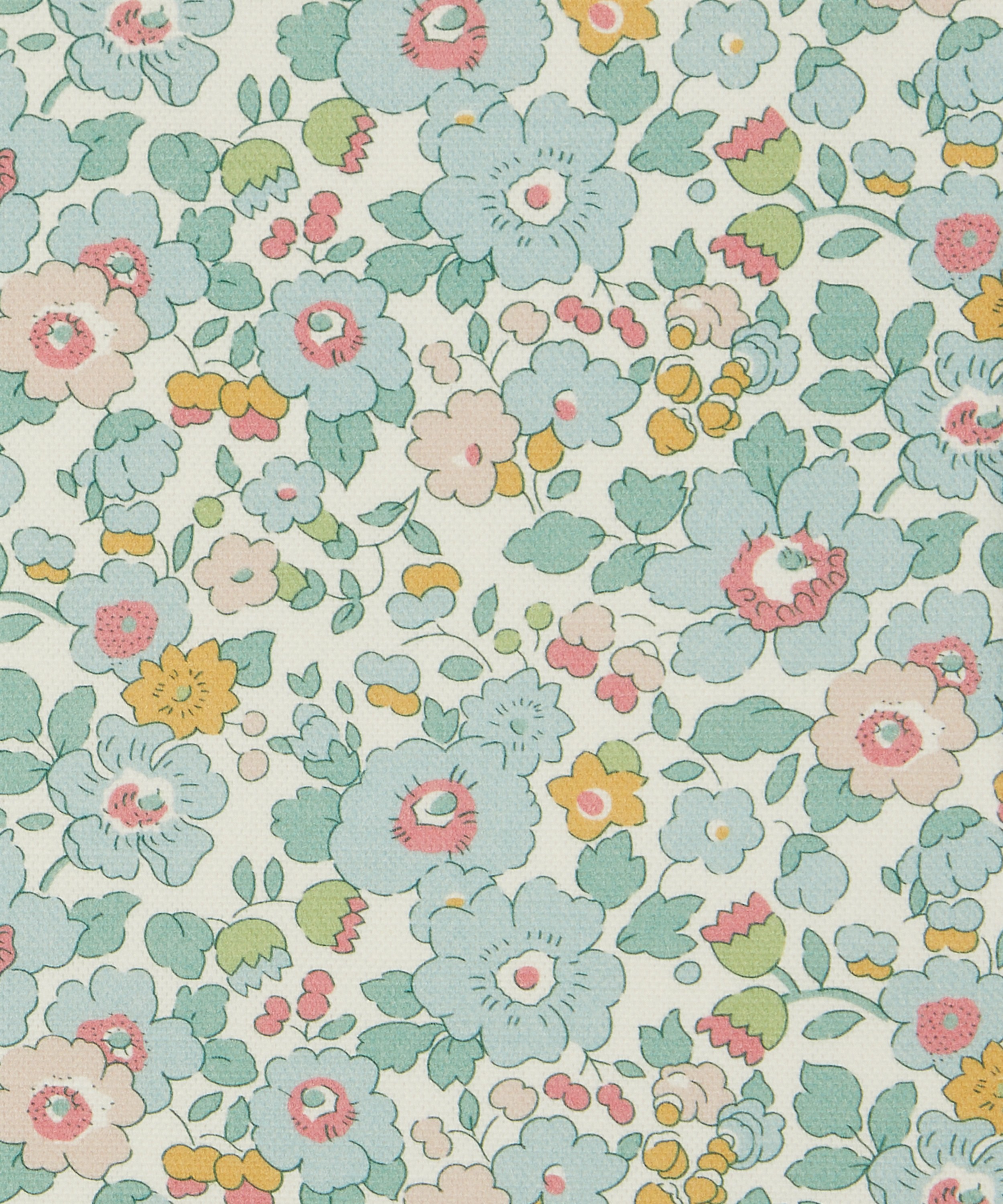 Liberty Interiors - Betsy Flora Cotton in Robins Egg