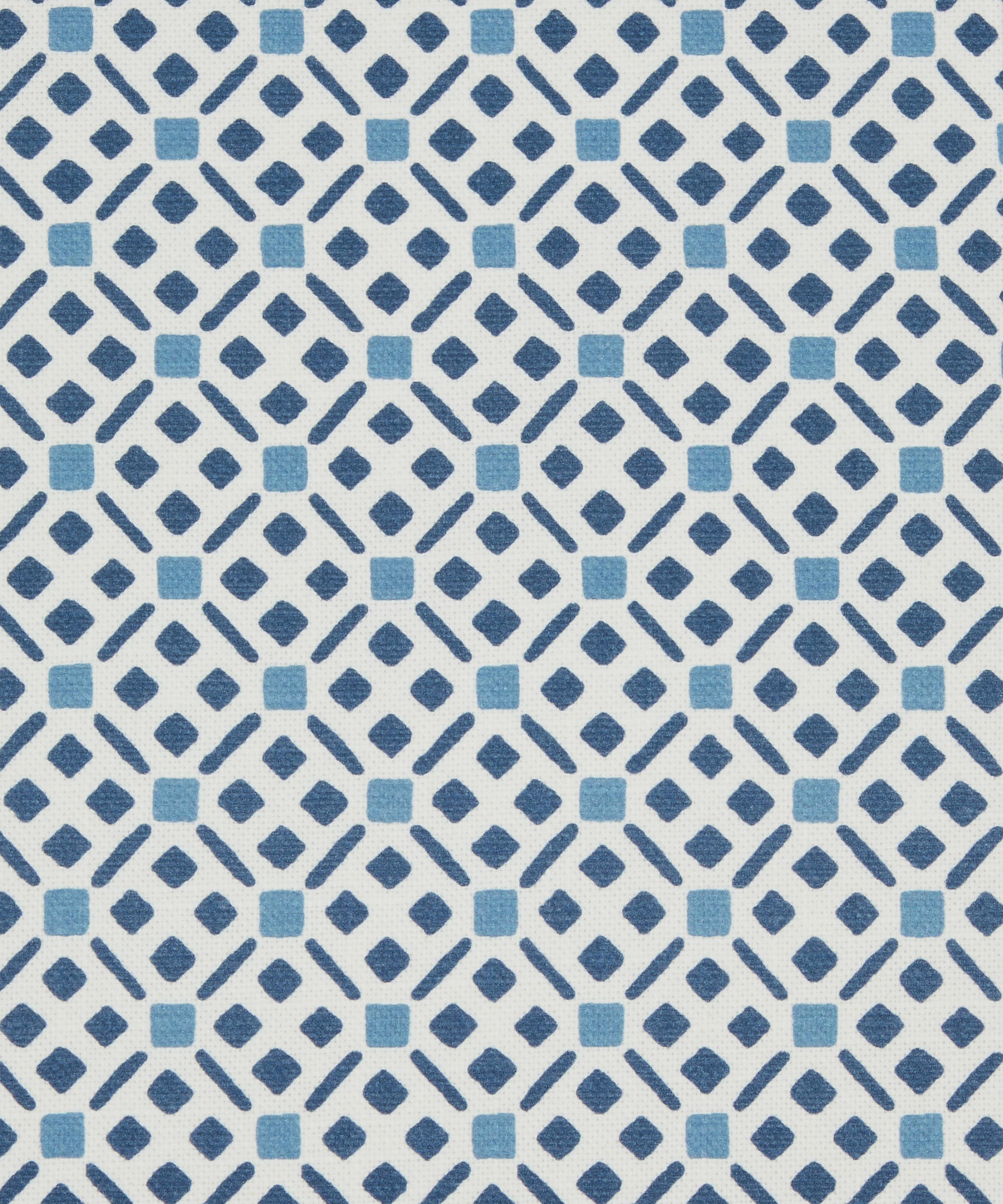 Liberty Interiors - Tapestry Trellis Cotton in Lapis