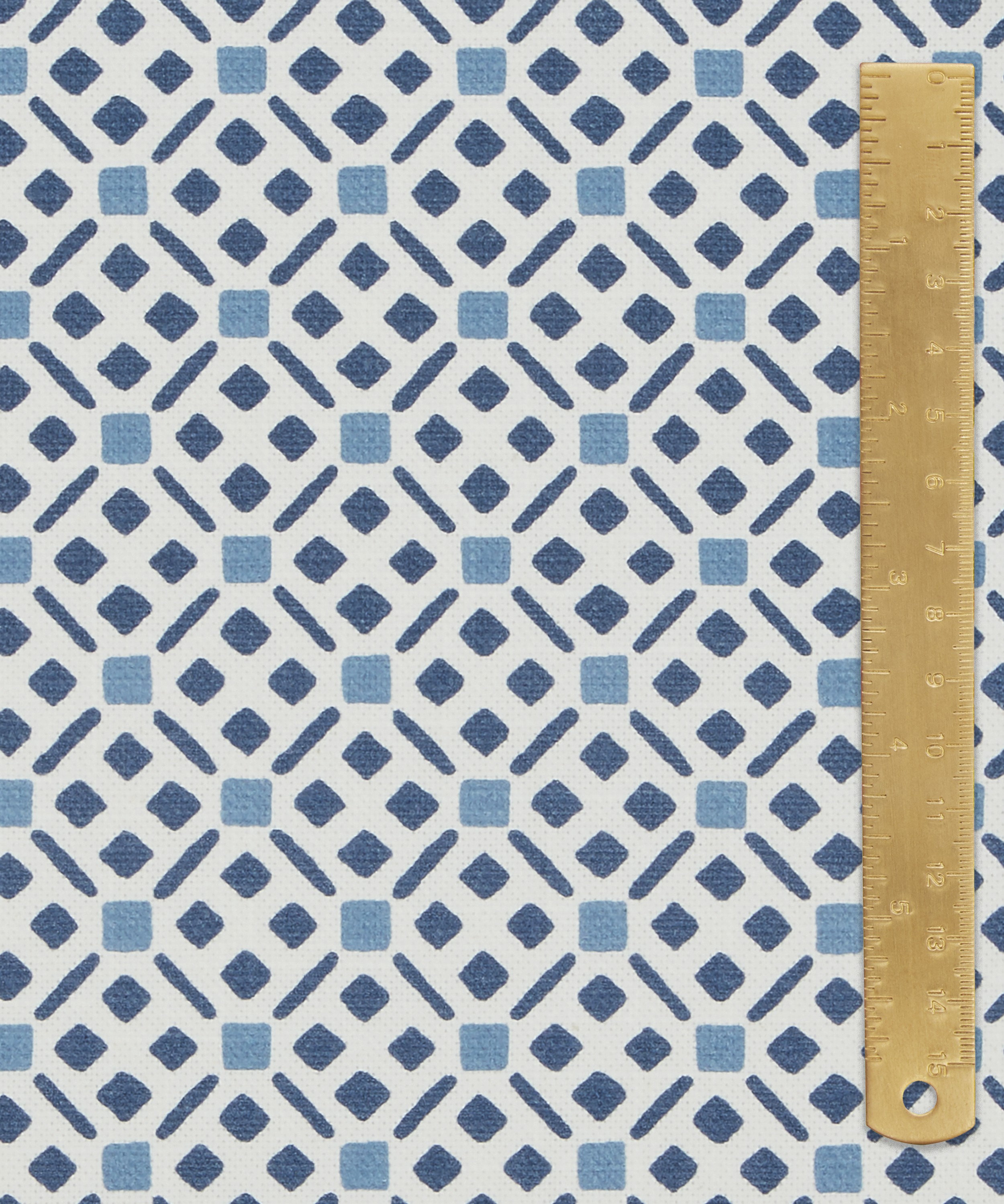 Liberty Interiors - Tapestry Trellis Cotton in Lapis image number 4