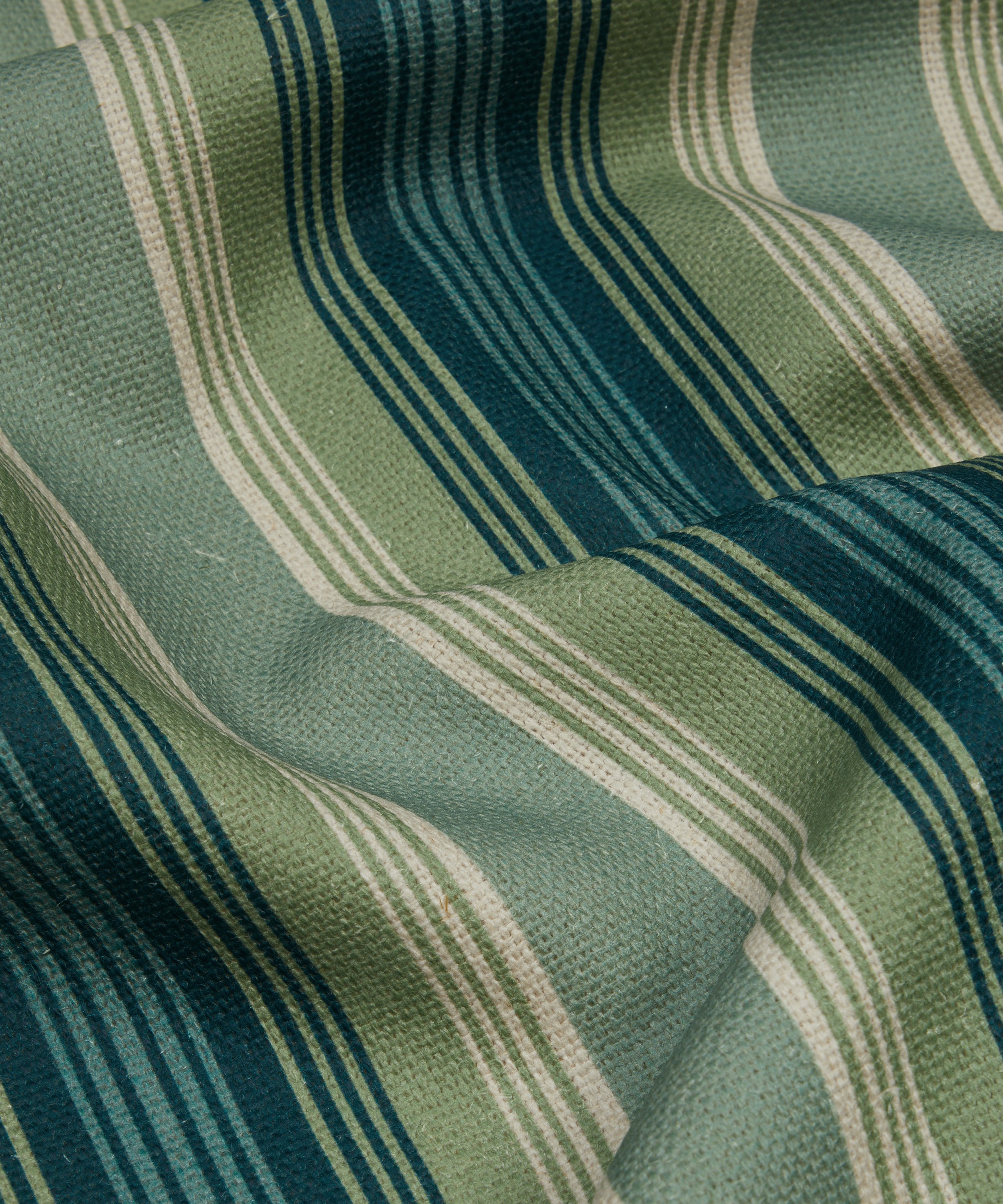 Liberty Interiors - Art Stripe Linen in Jade image number 4