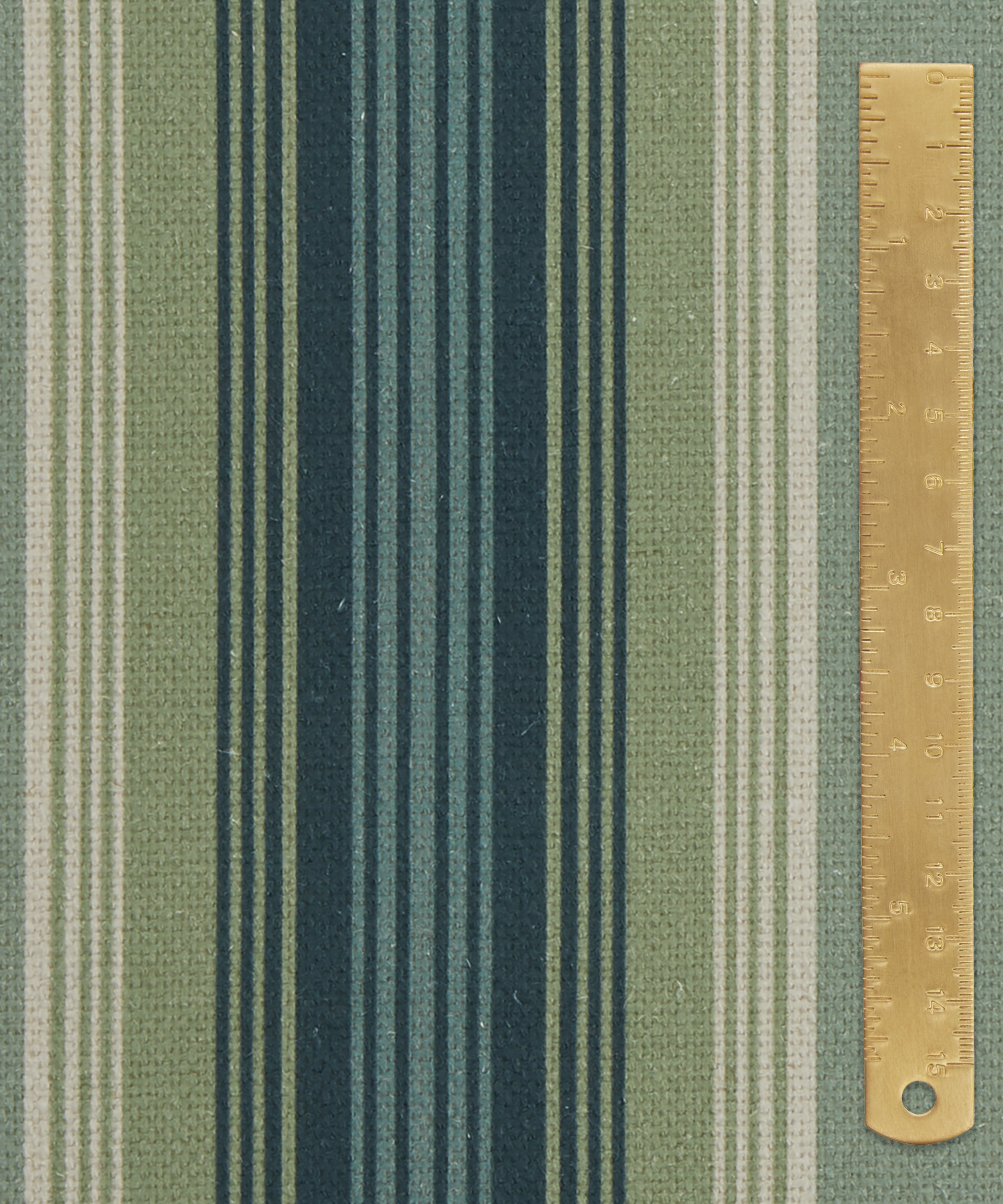 Liberty Interiors - Art Stripe Linen in Jade image number 5
