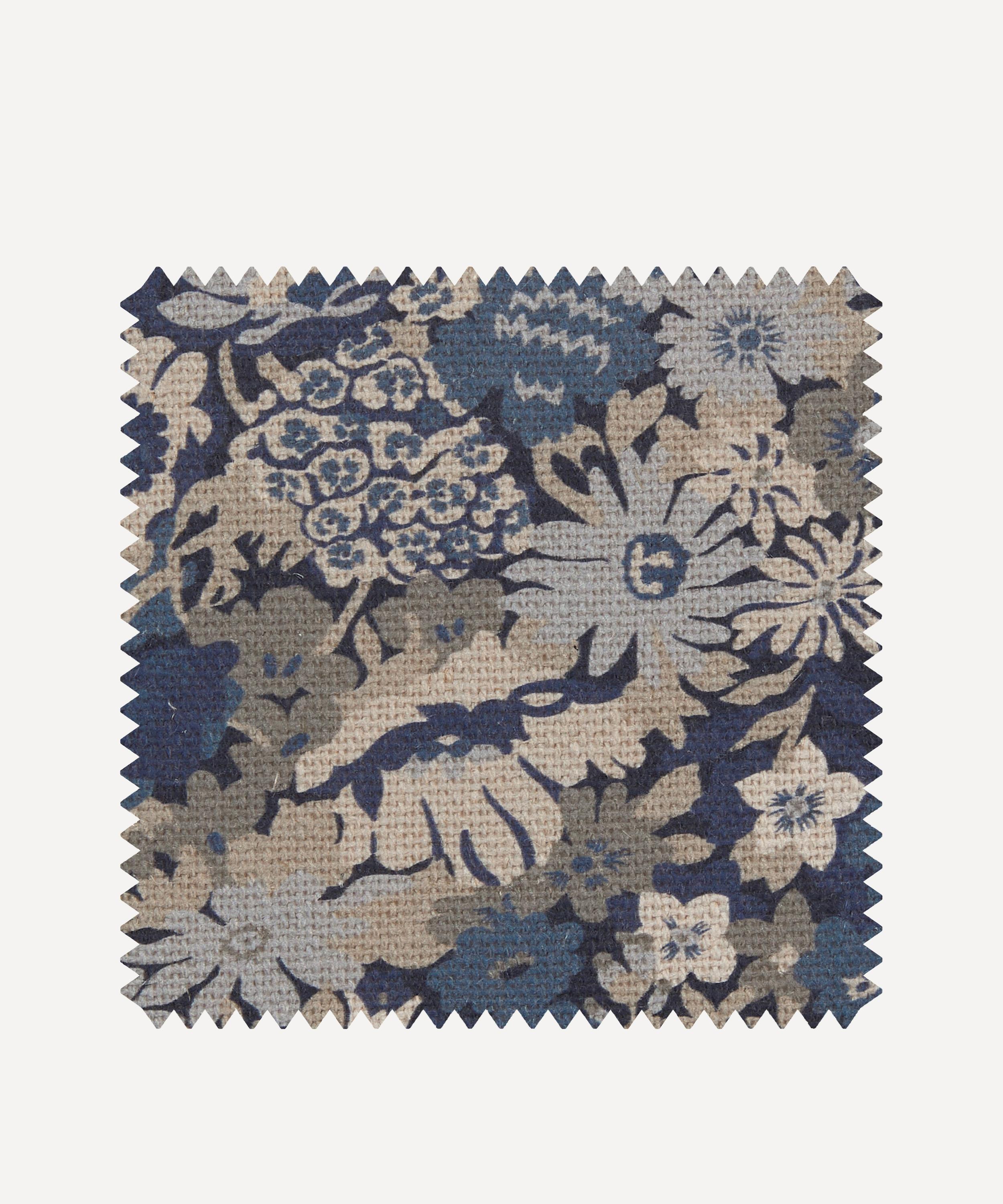 Liberty Interiors - Fabric Swatch - Thorpe House Linen in Lapis image number 0