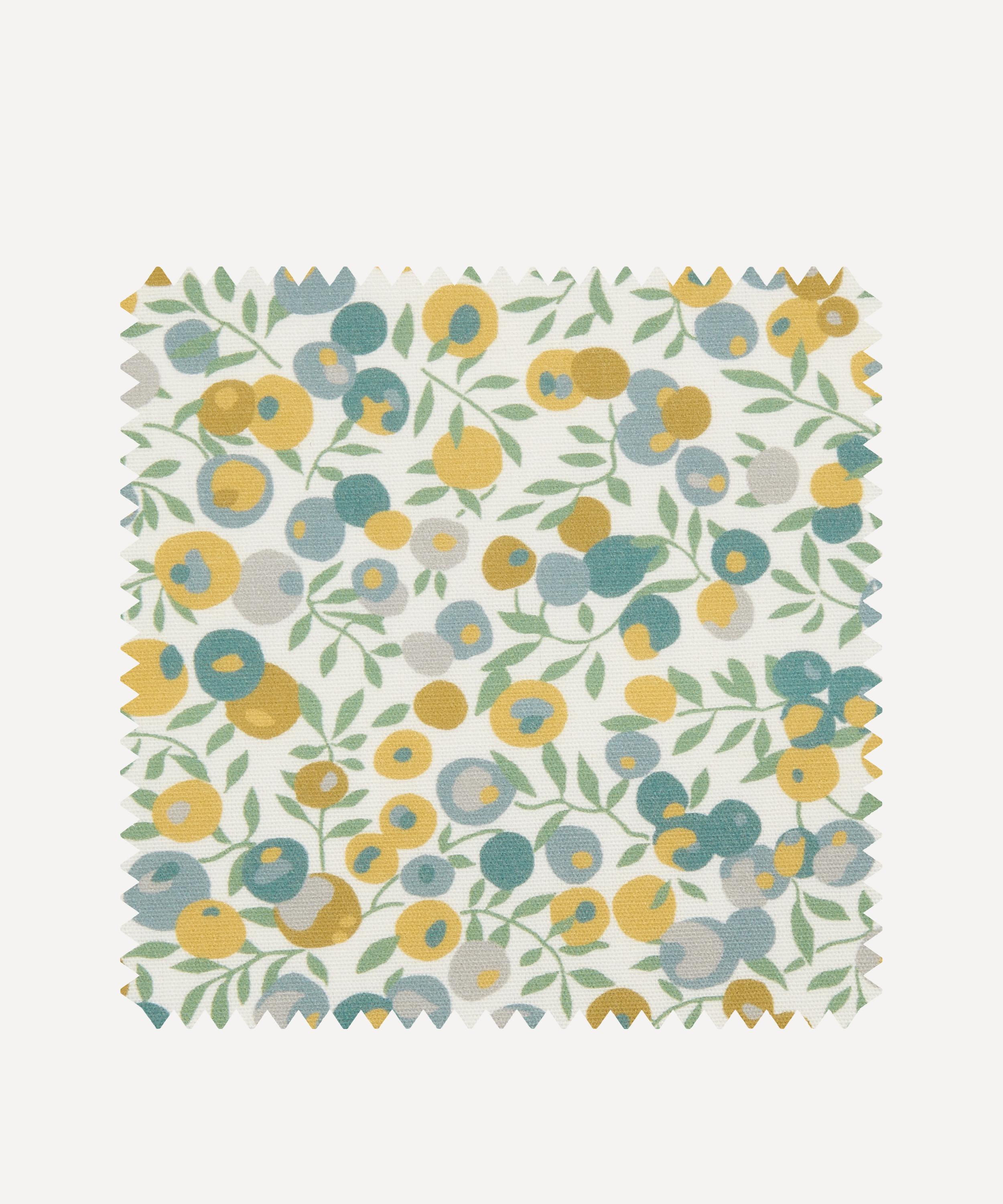 Liberty Interiors - Fabric Swatch - Wiltshire Blossom Cotton in Salvia image number 0