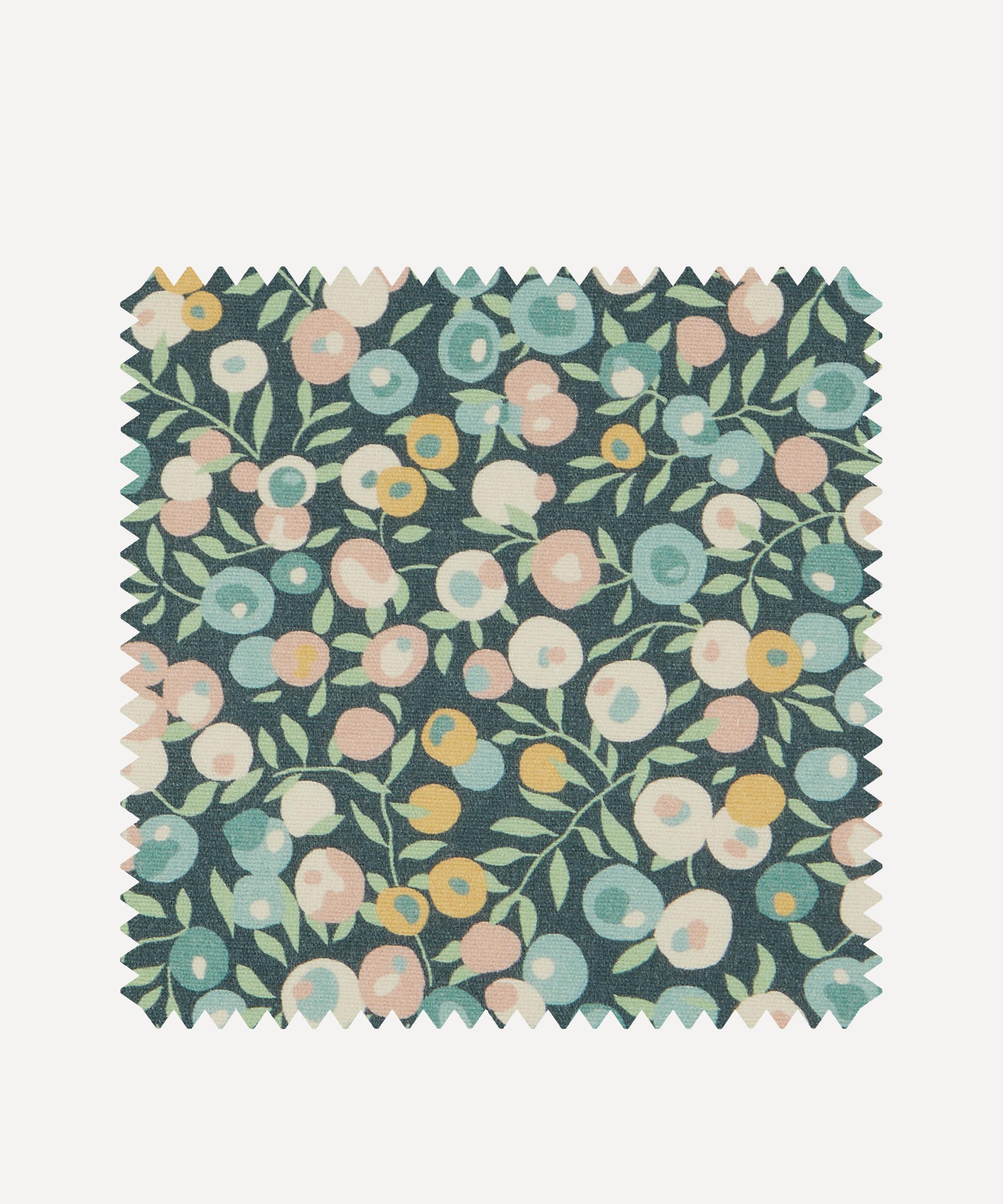 Liberty Interiors - Fabric Swatch - Wiltshire Blossom Cotton in Lichen image number 0