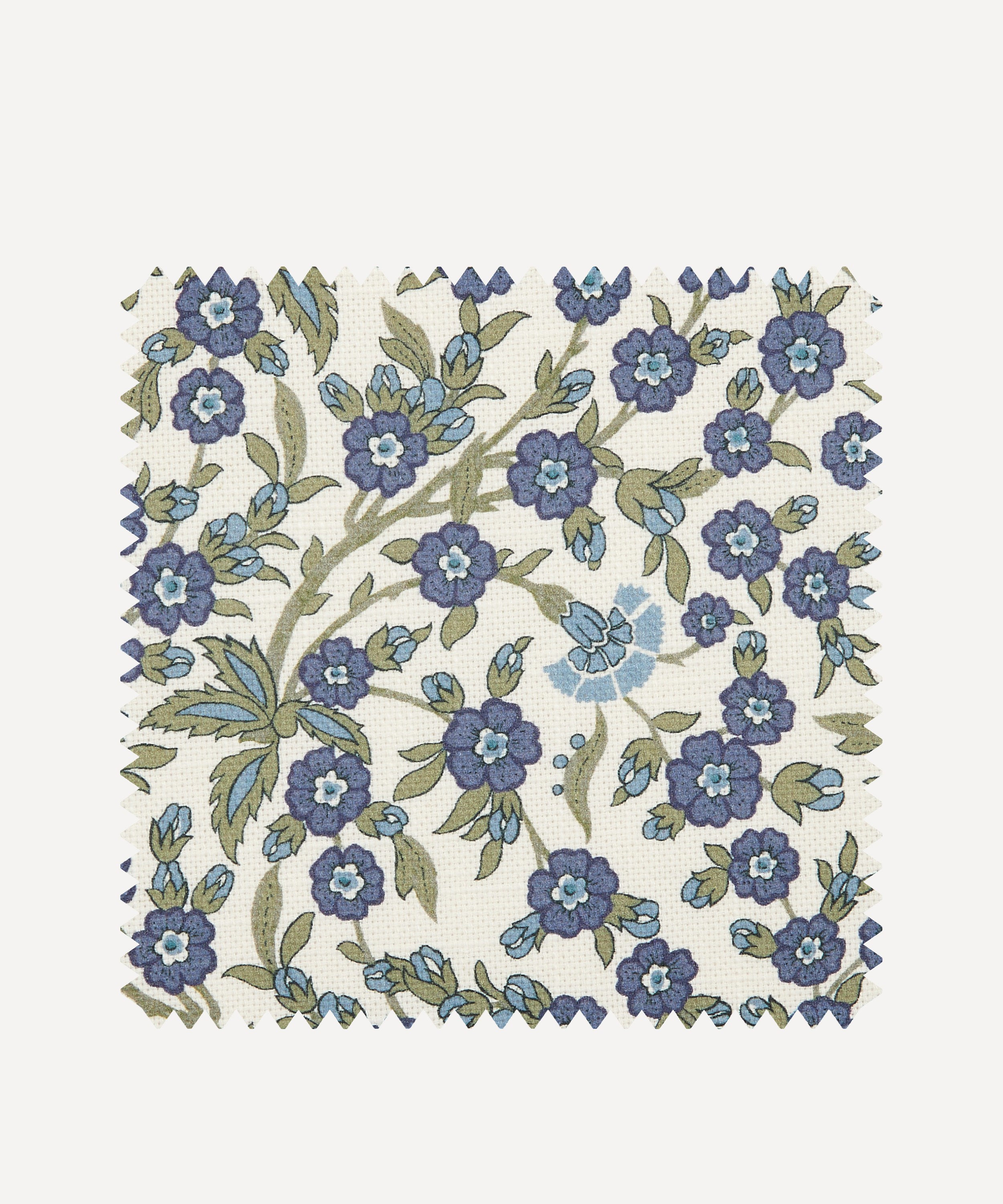 Liberty Interiors - Fabric Swatch - Empress Vine Cotton in Flax Flower image number 0