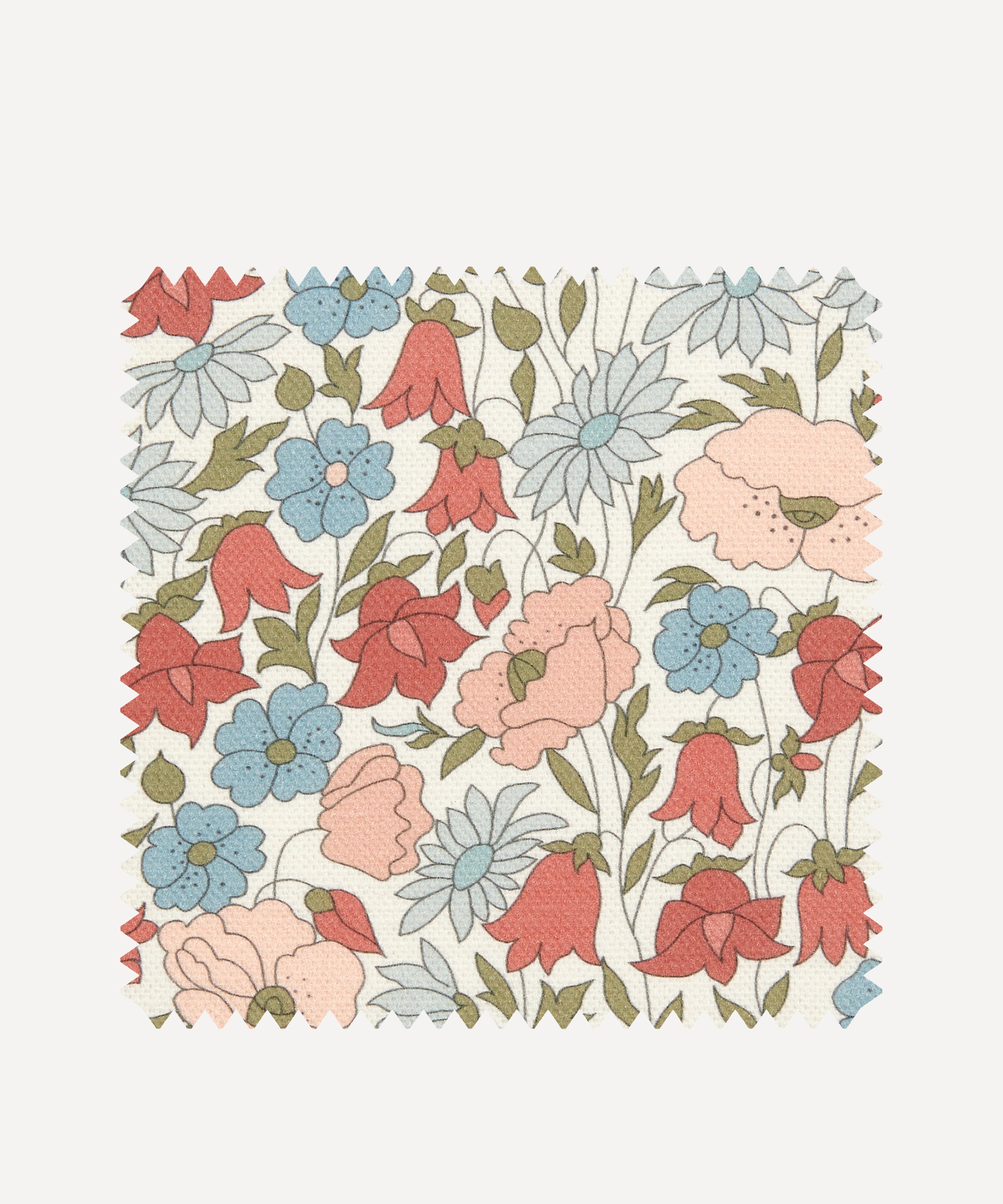 Liberty Interiors - Fabric Swatch - Poppy Meadowfield Cotton in Lacquer image number 0