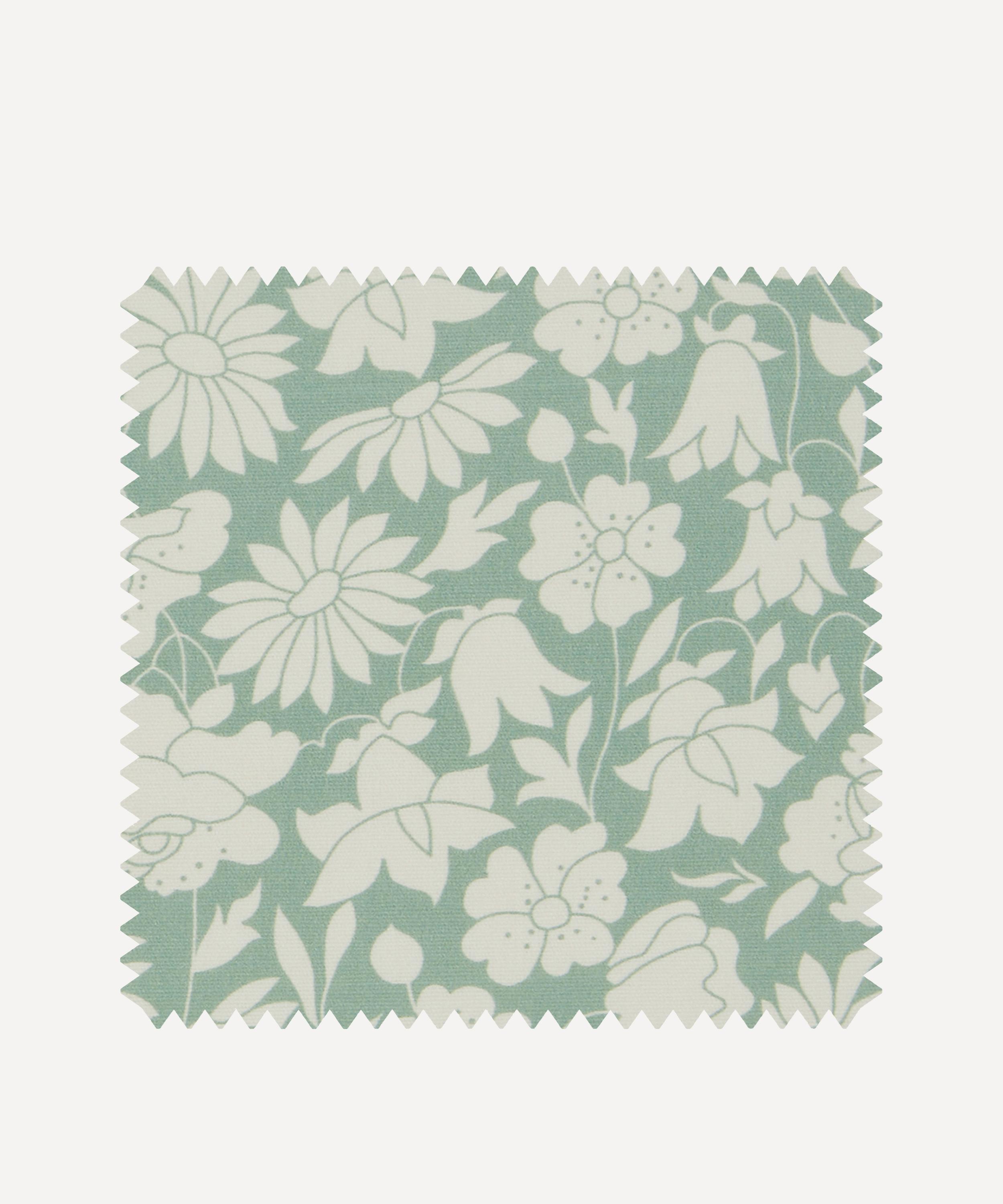 Liberty Interiors - Fabric Swatch - Poppy Grace Cotton in Salvia image number 0