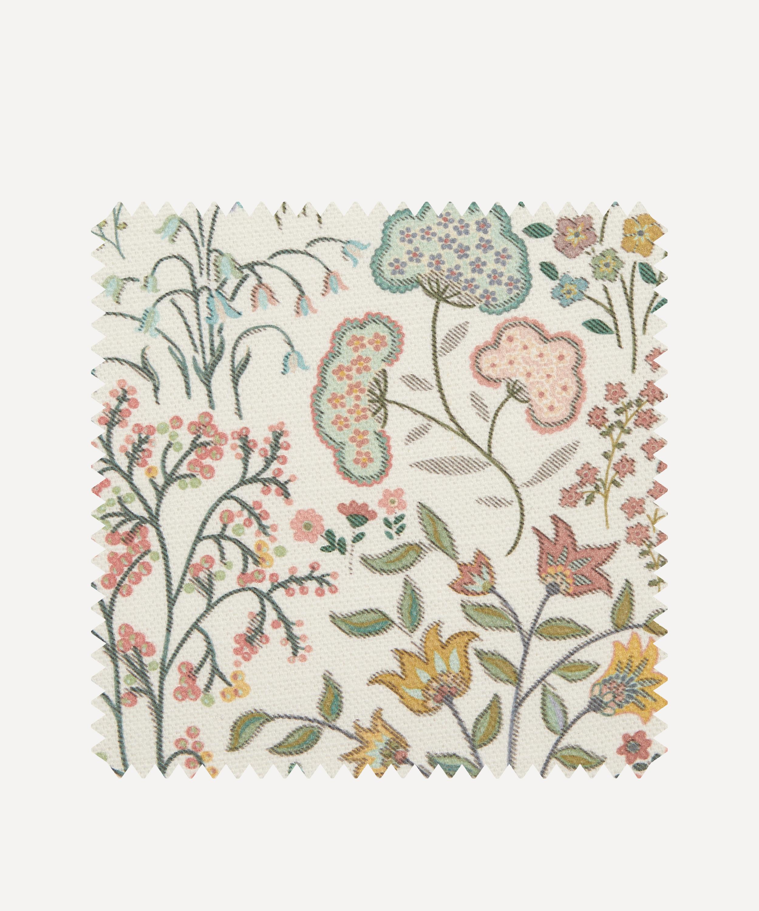 Liberty Interiors - Fabric Swatch - Shepherdly Flowers Cotton in Lichen