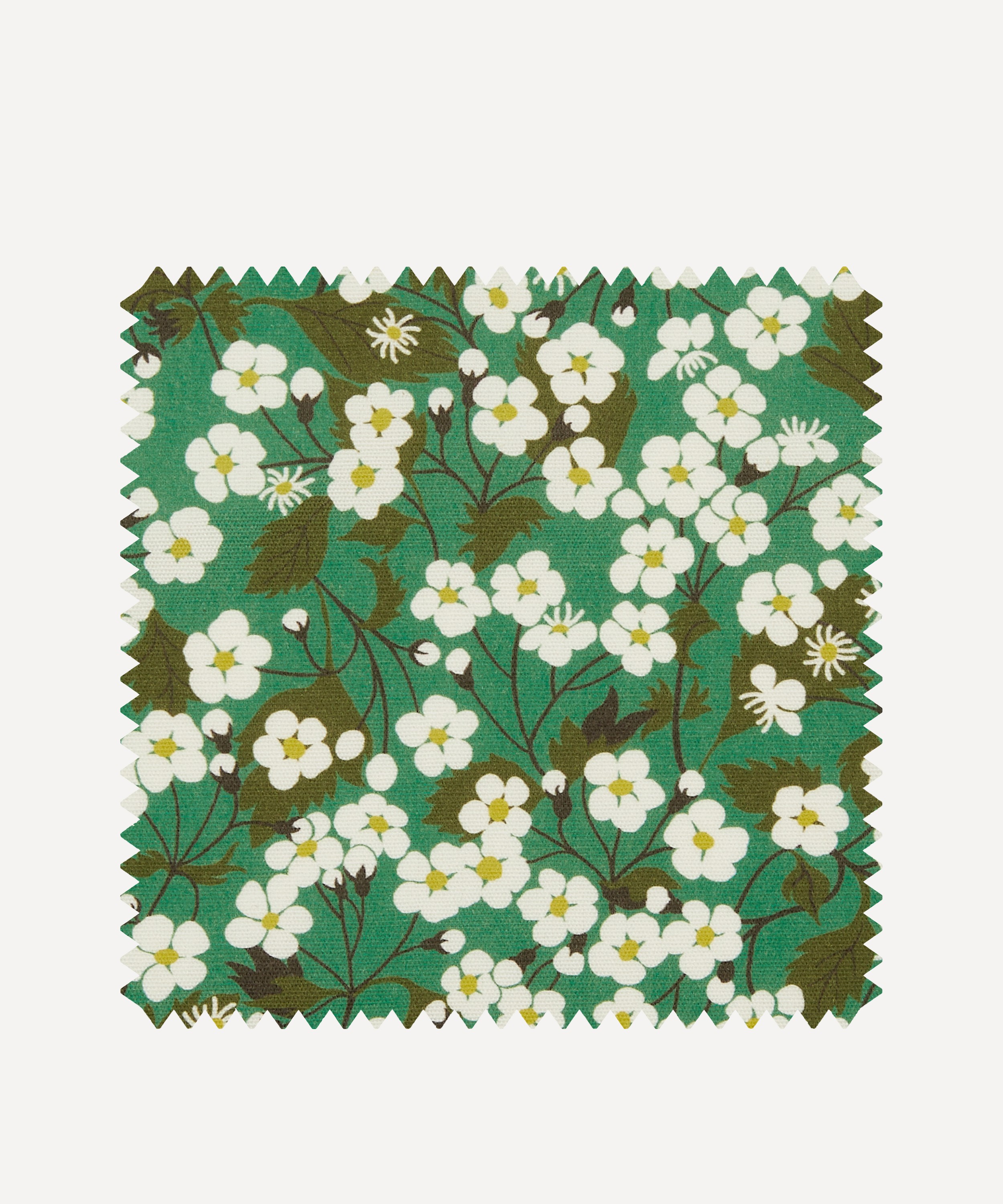 Liberty Interiors - Fabric Swatch - Mitsi Blossom Cotton in Jade