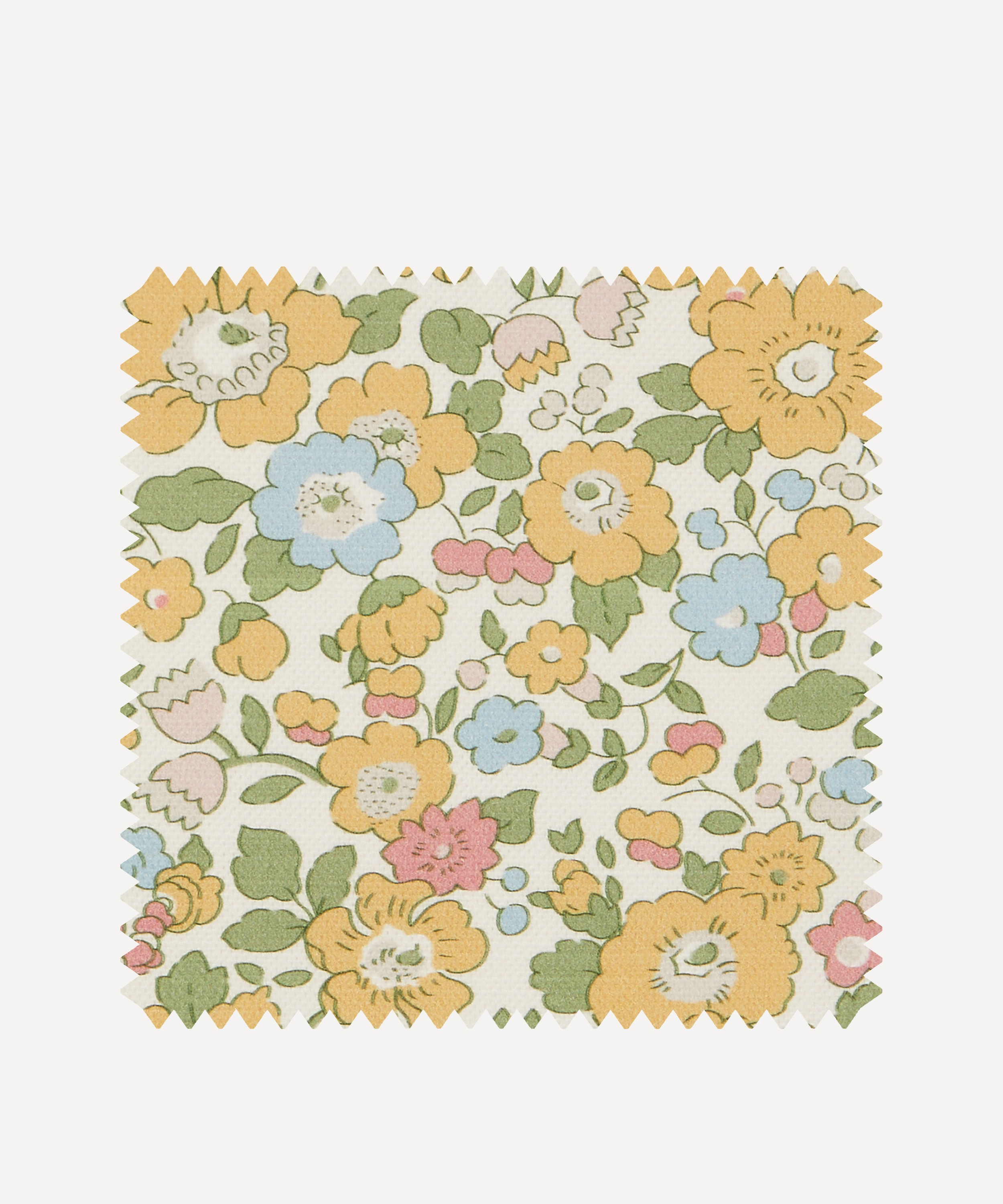 Liberty Interiors - Fabric Swatch - Betsy Flora Cotton in Yarrow image number 0