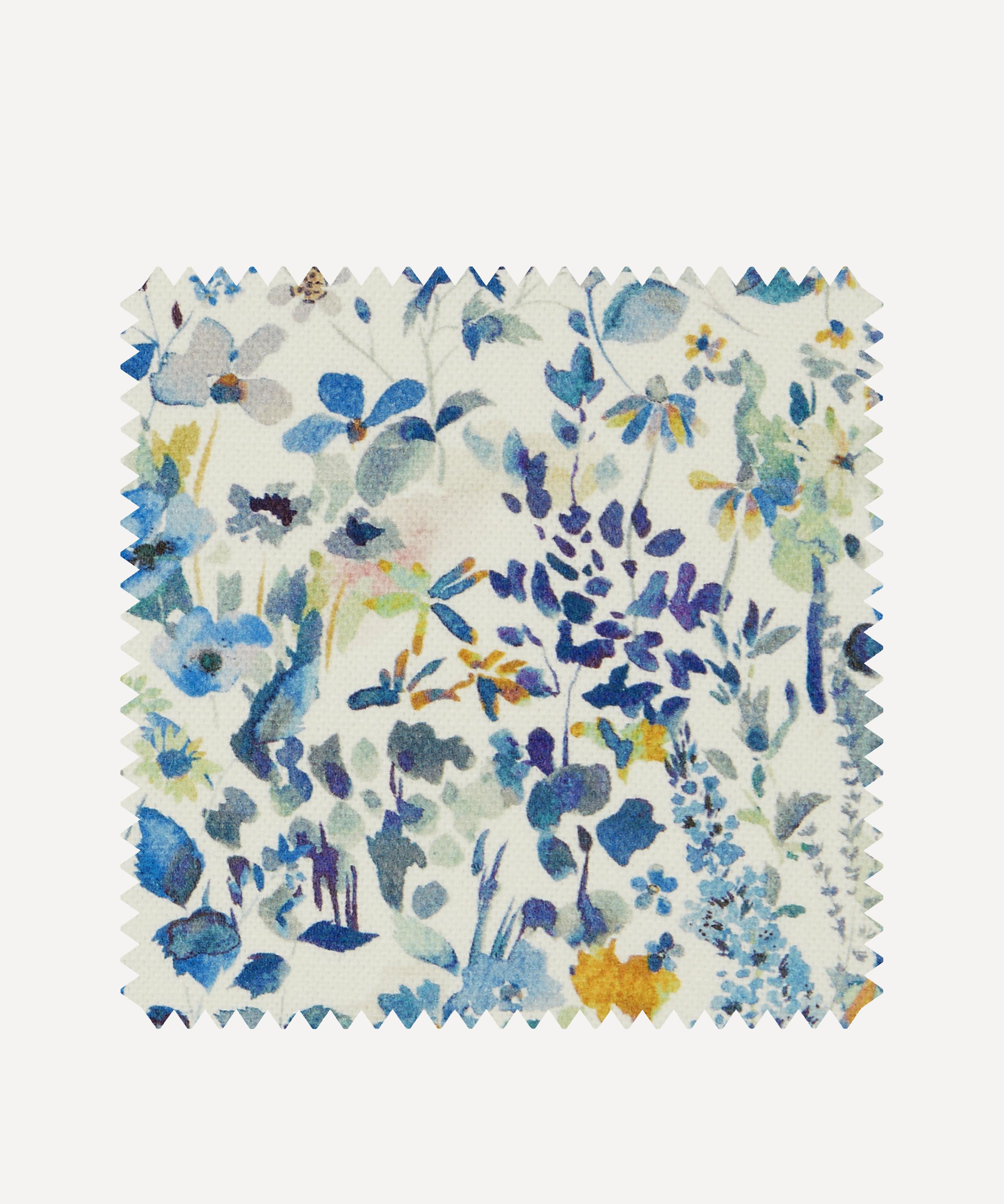 Liberty Interiors - Fabric Swatch - Felda Wild Cotton in Lapis image number 0