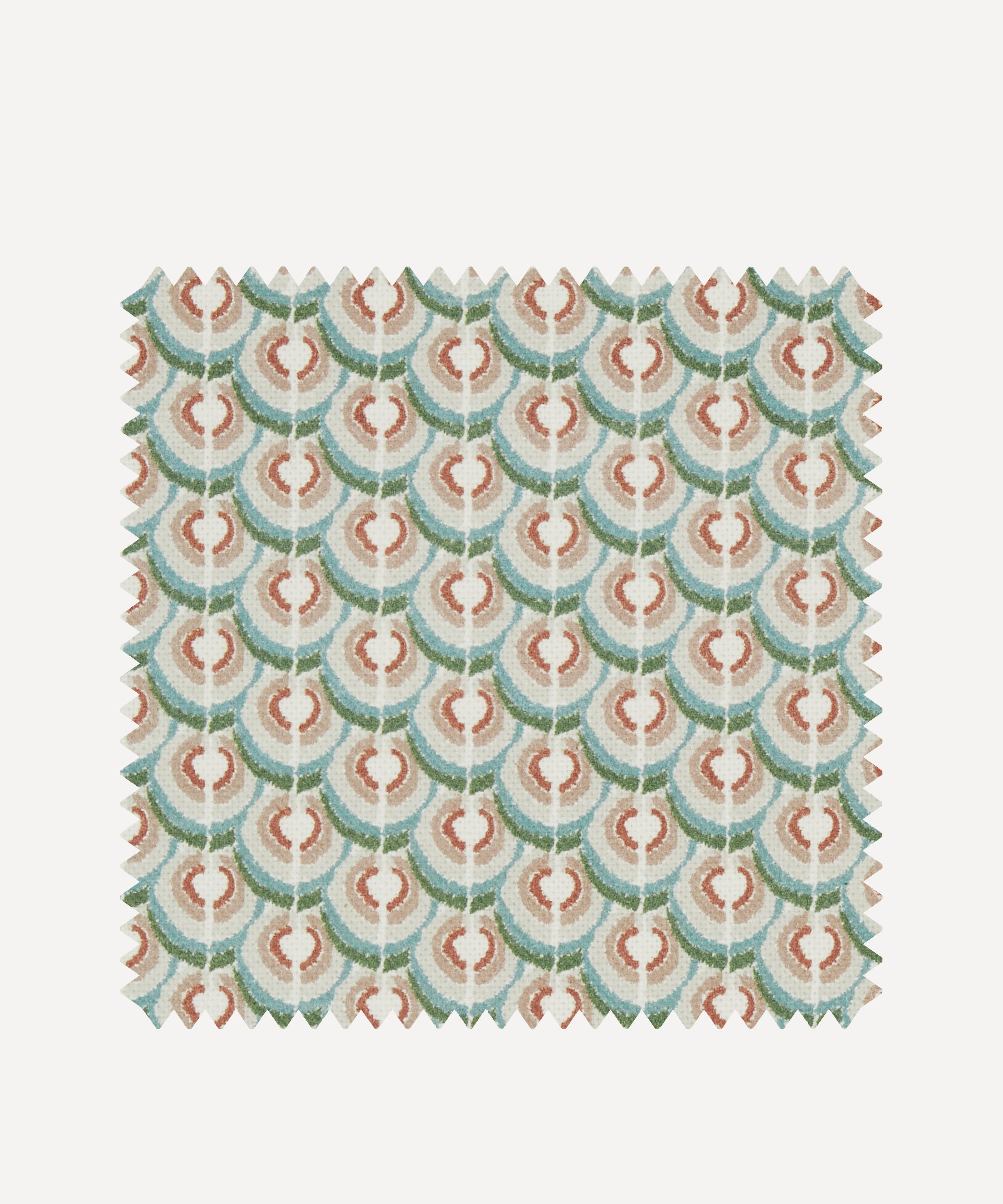 Liberty Interiors - Fabric Swatch - Scallop Spot Cotton in Robins Egg image number 0