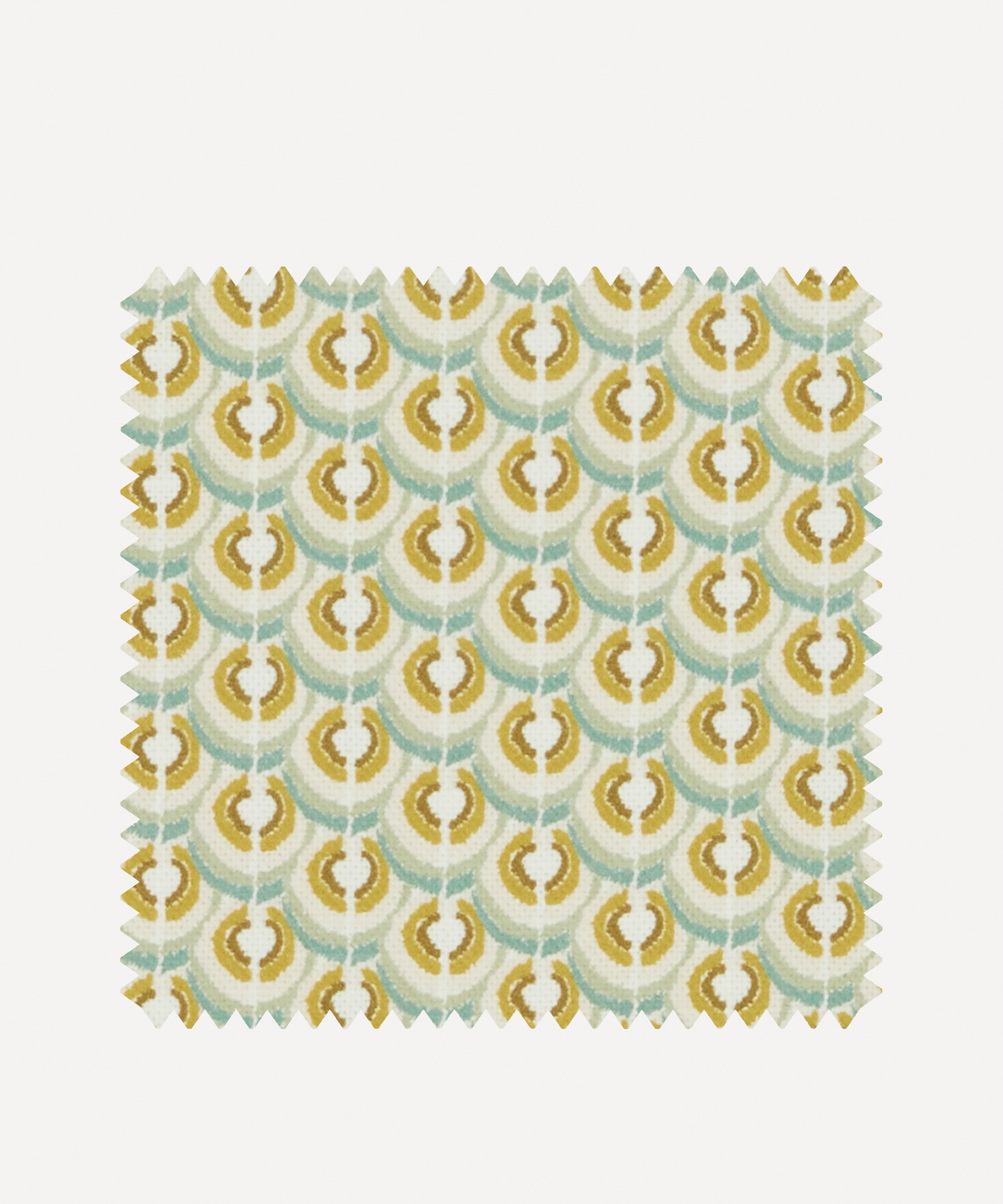 Liberty Interiors - Fabric Swatch - Scallop Spot Cotton in Fennel image number 0