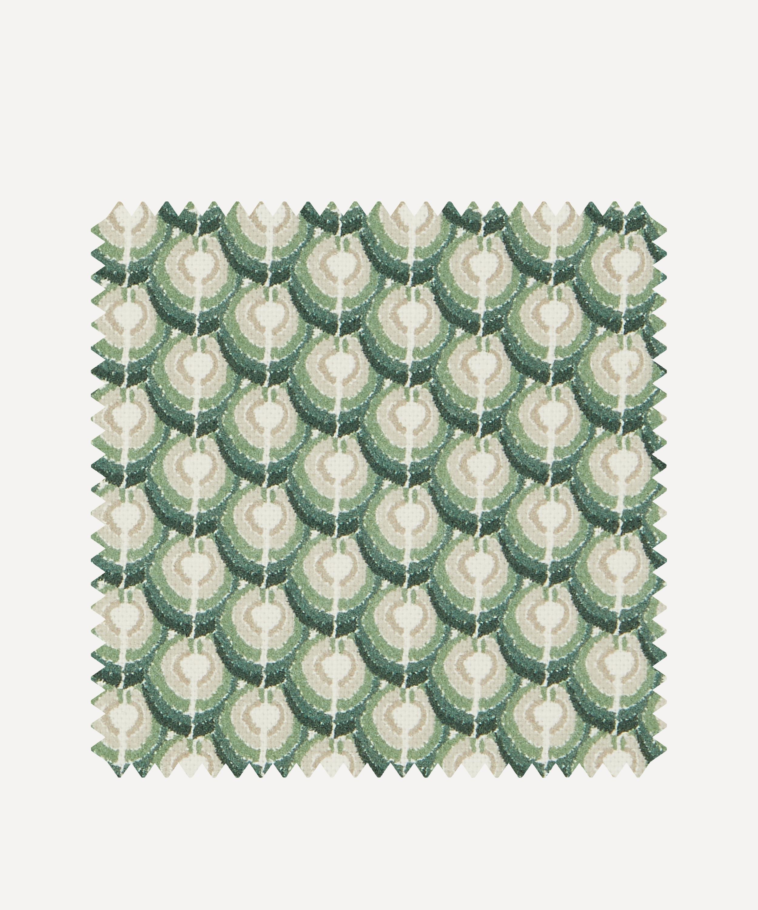 Liberty Interiors - Fabric Swatch - Scallop Spot Cotton in Jade image number 0