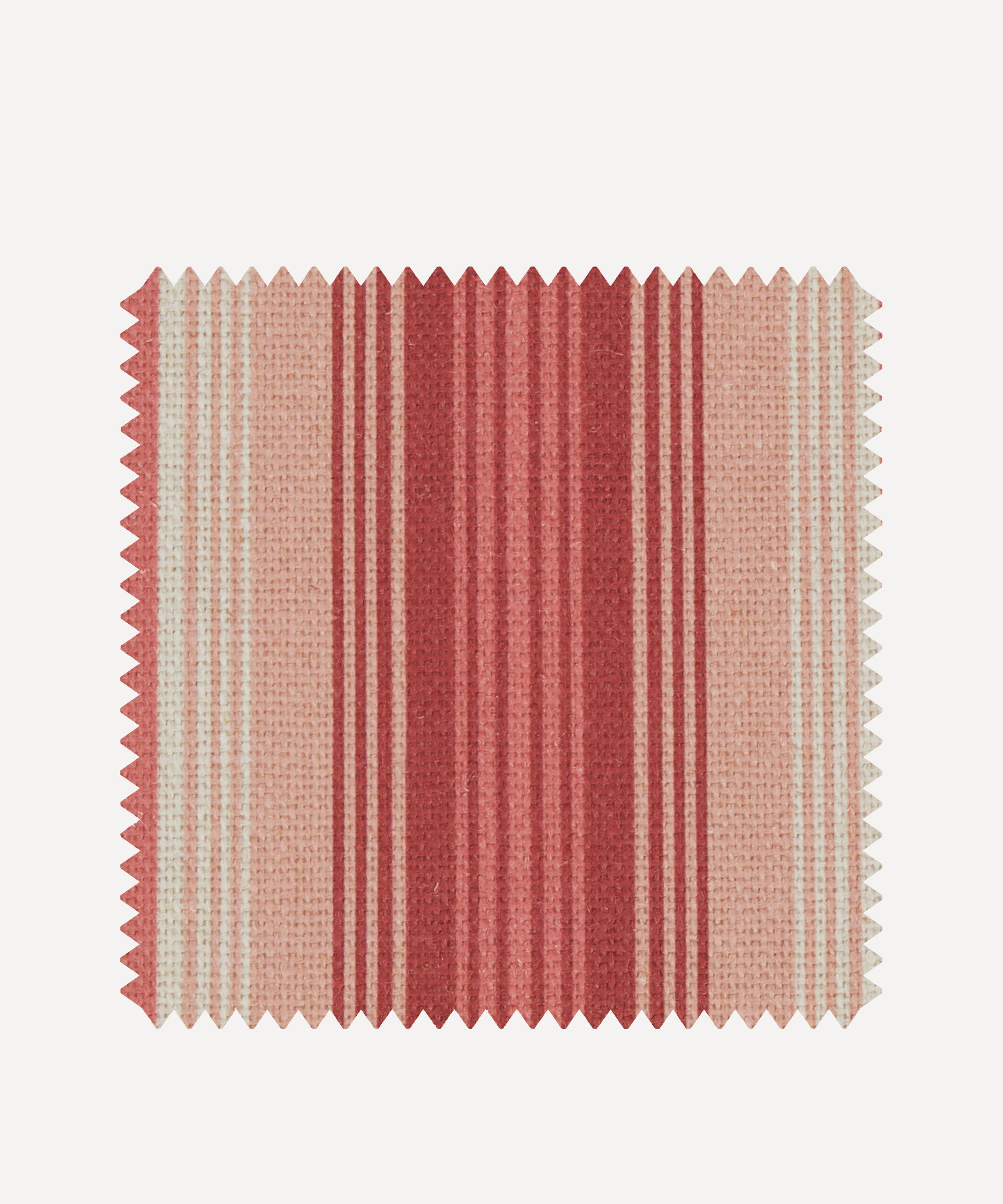 Liberty Interiors - Fabric Swatch - Art Stripe Linen in Lacquer image number 0