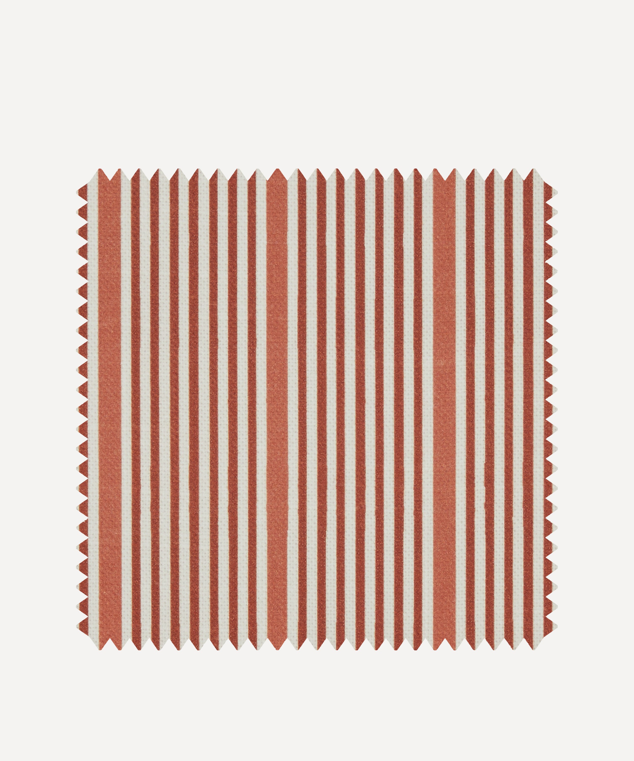 Liberty Interiors - Fabric Swatch - Park Stripe Cotton in Galah Pink image number 0