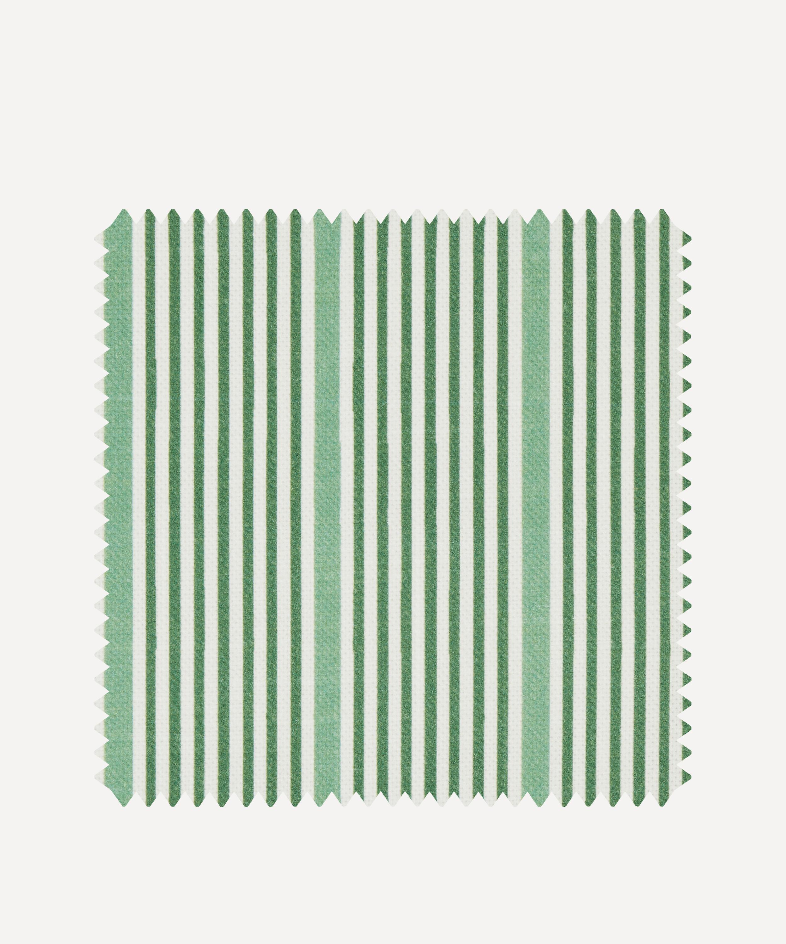 Liberty Interiors - Fabric Swatch - Park Stripe Cotton in Purslane image number 0