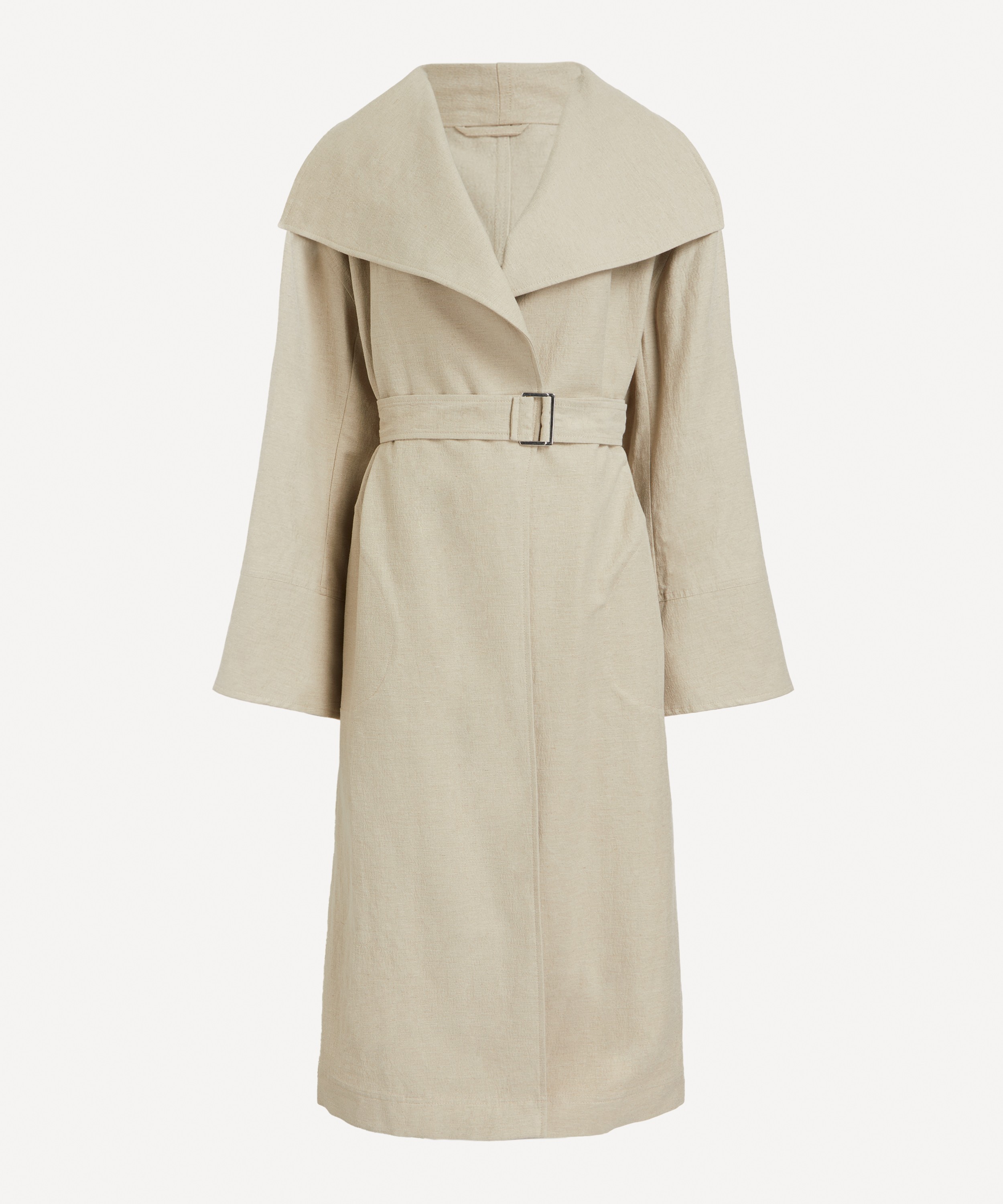 Toteme - Signature Linen Trench Coat image number 0