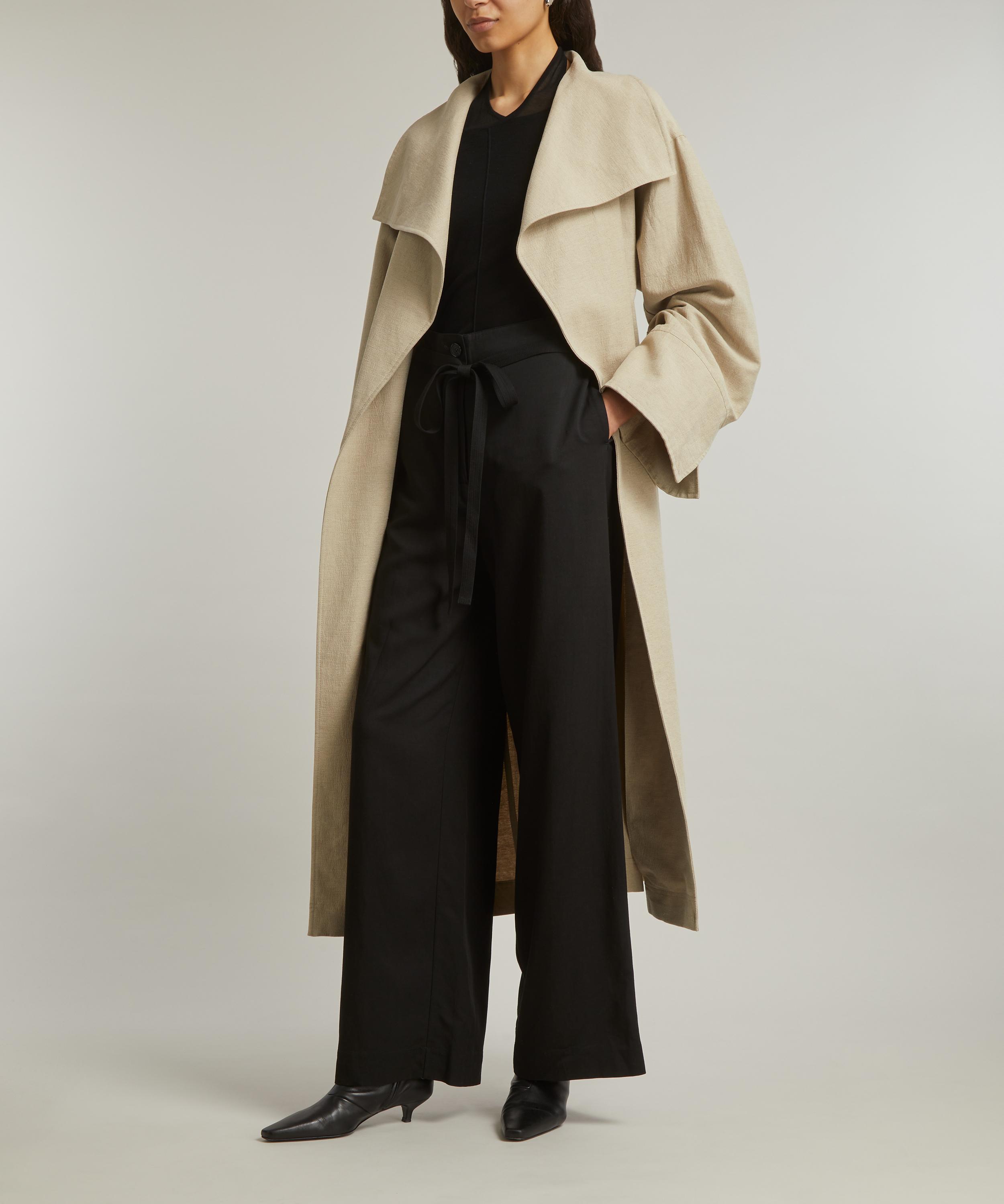 Toteme - Signature Linen Trench Coat image number 1