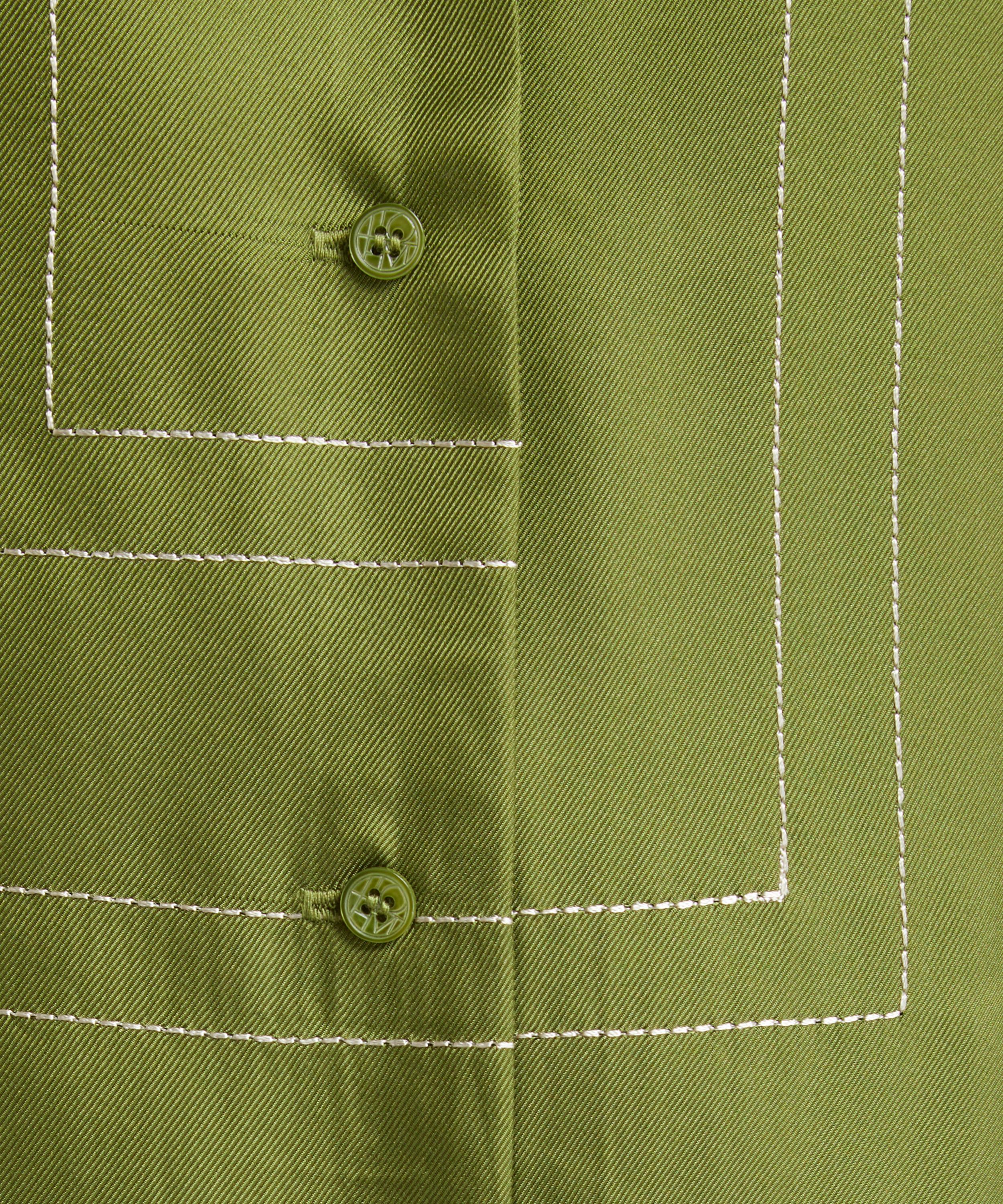 Toteme - Monogram Silk Pyjama Shirt image number 4