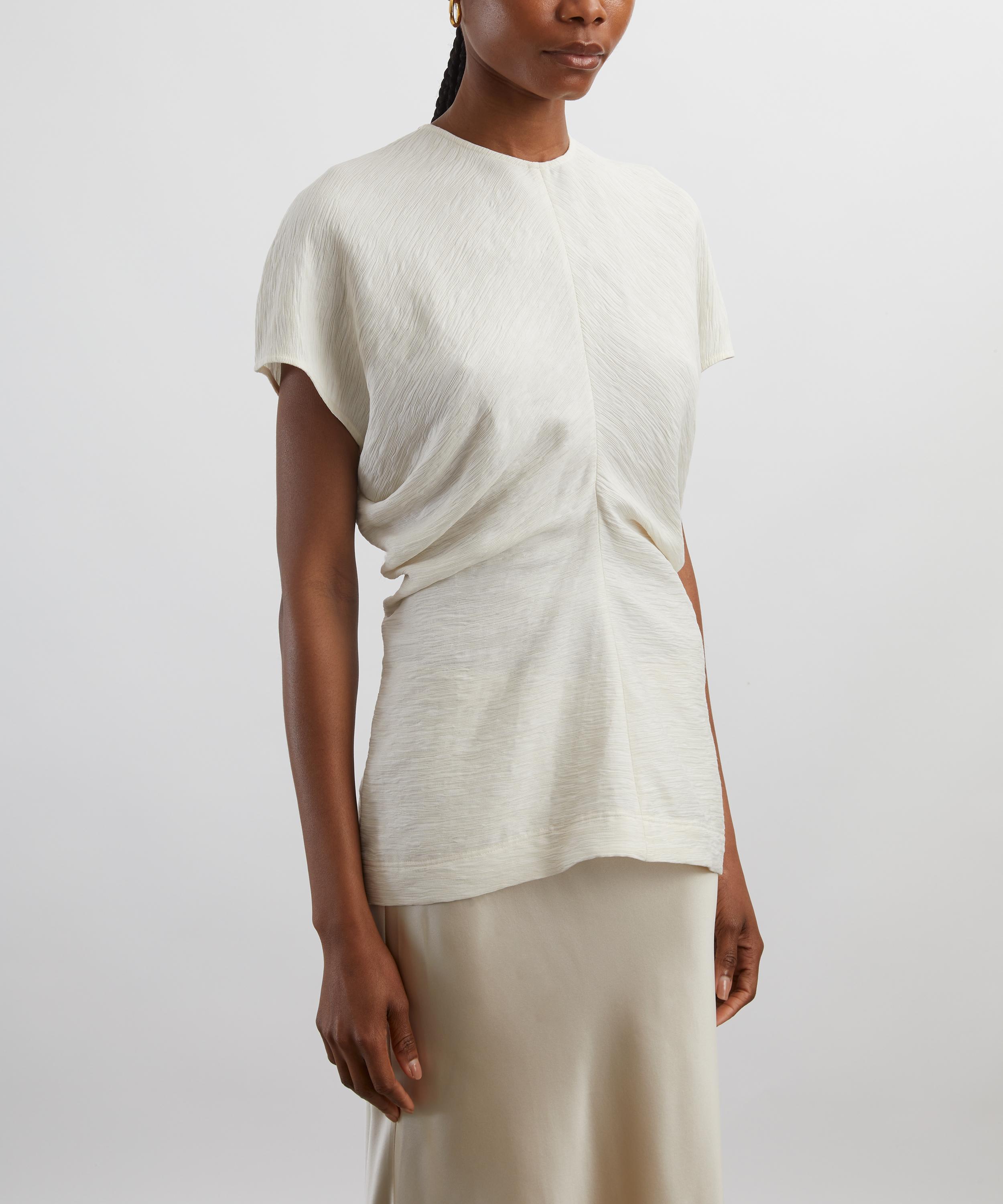 Toteme - Slouch Waist Crinkle Top image number 2