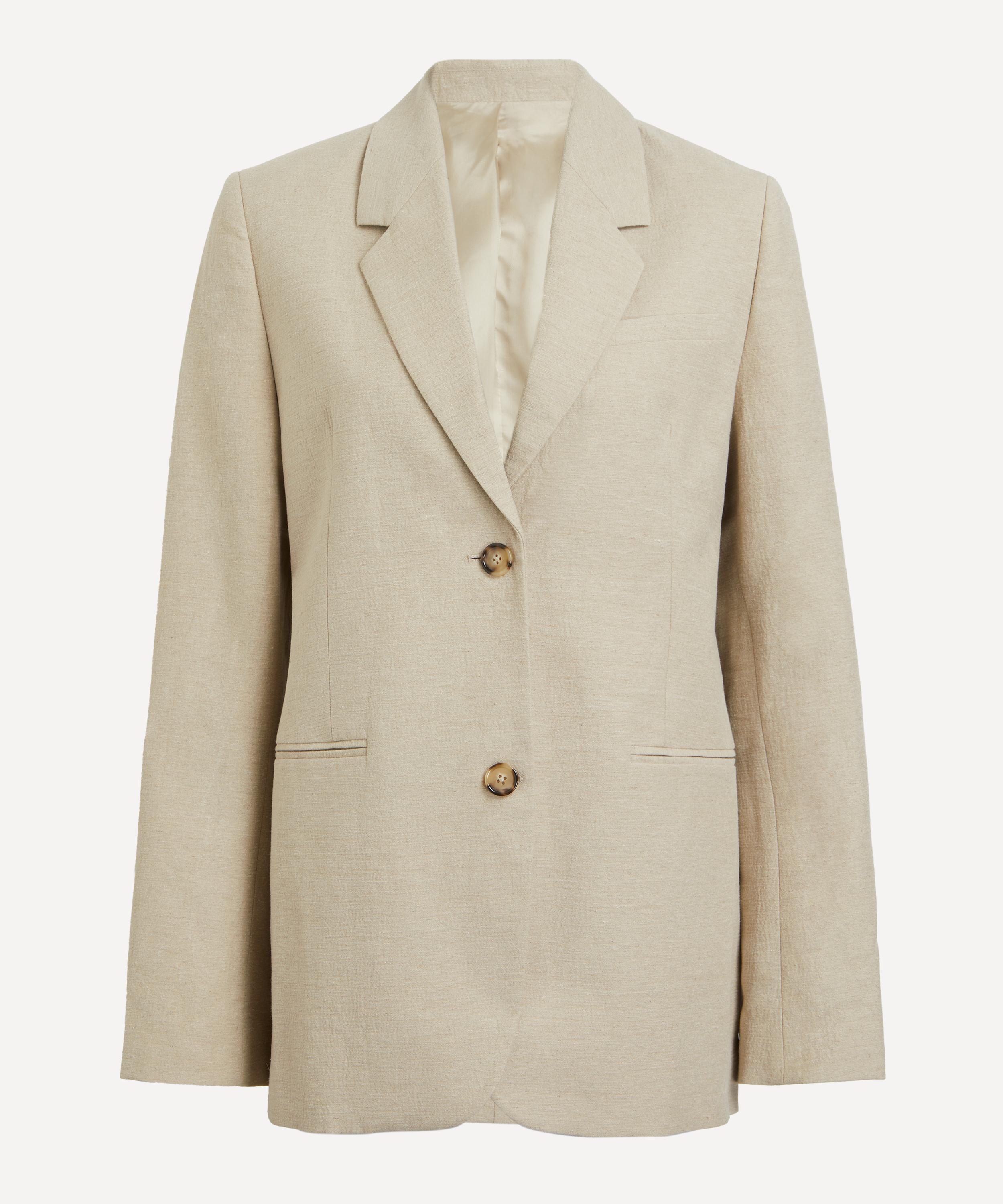 Toteme - Linen Tailored Suit Jacket image number 0