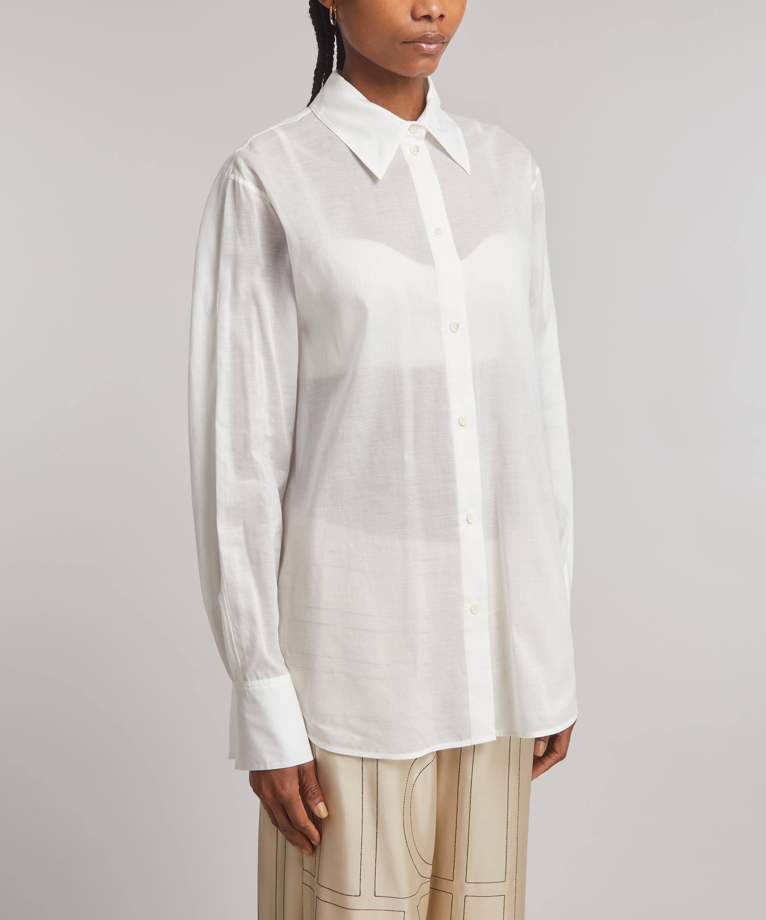 Toteme - Kimono-Sleeve Cotton Shirt image number 2