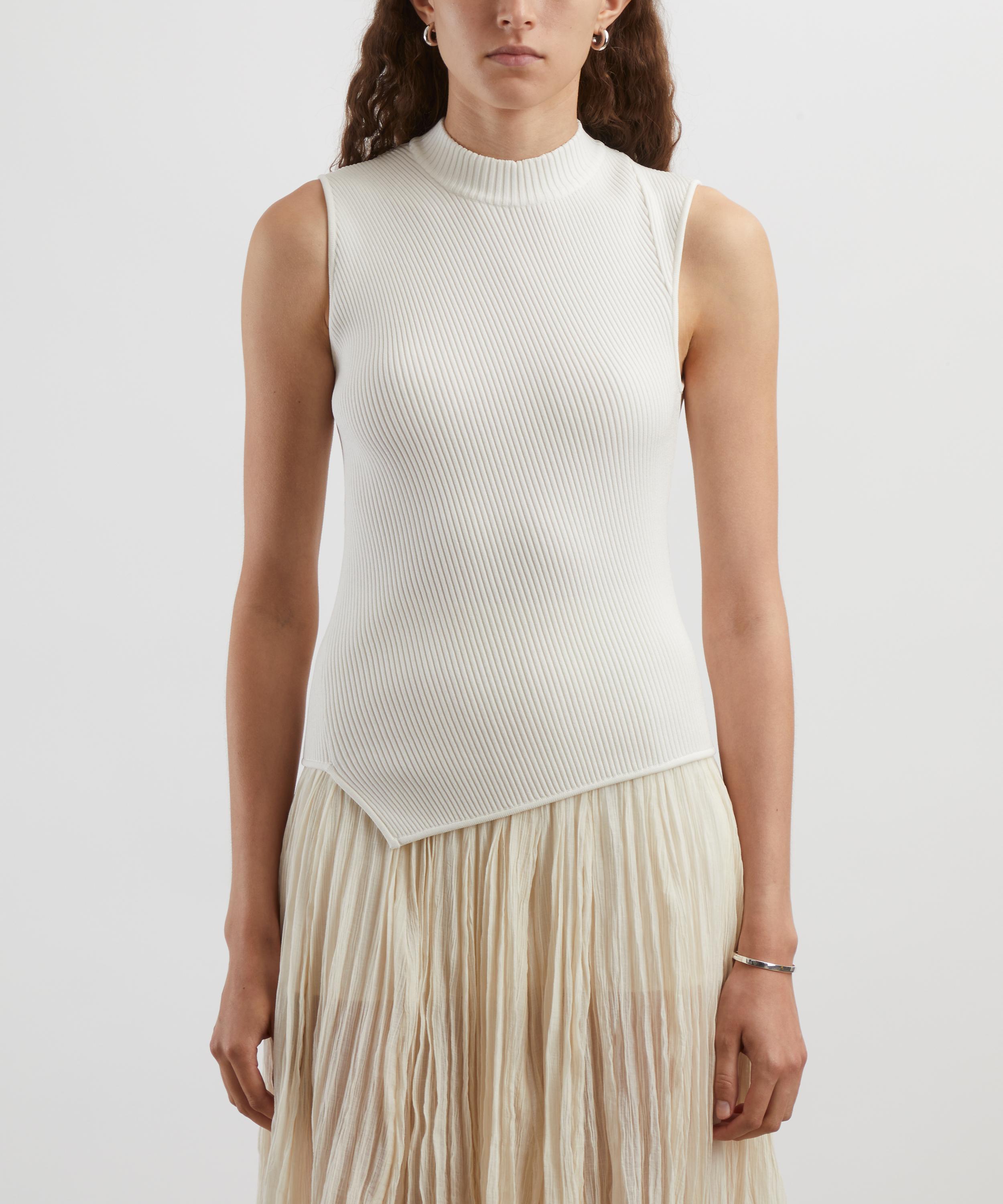 Toteme - Asymmetric Knit Top image number 2