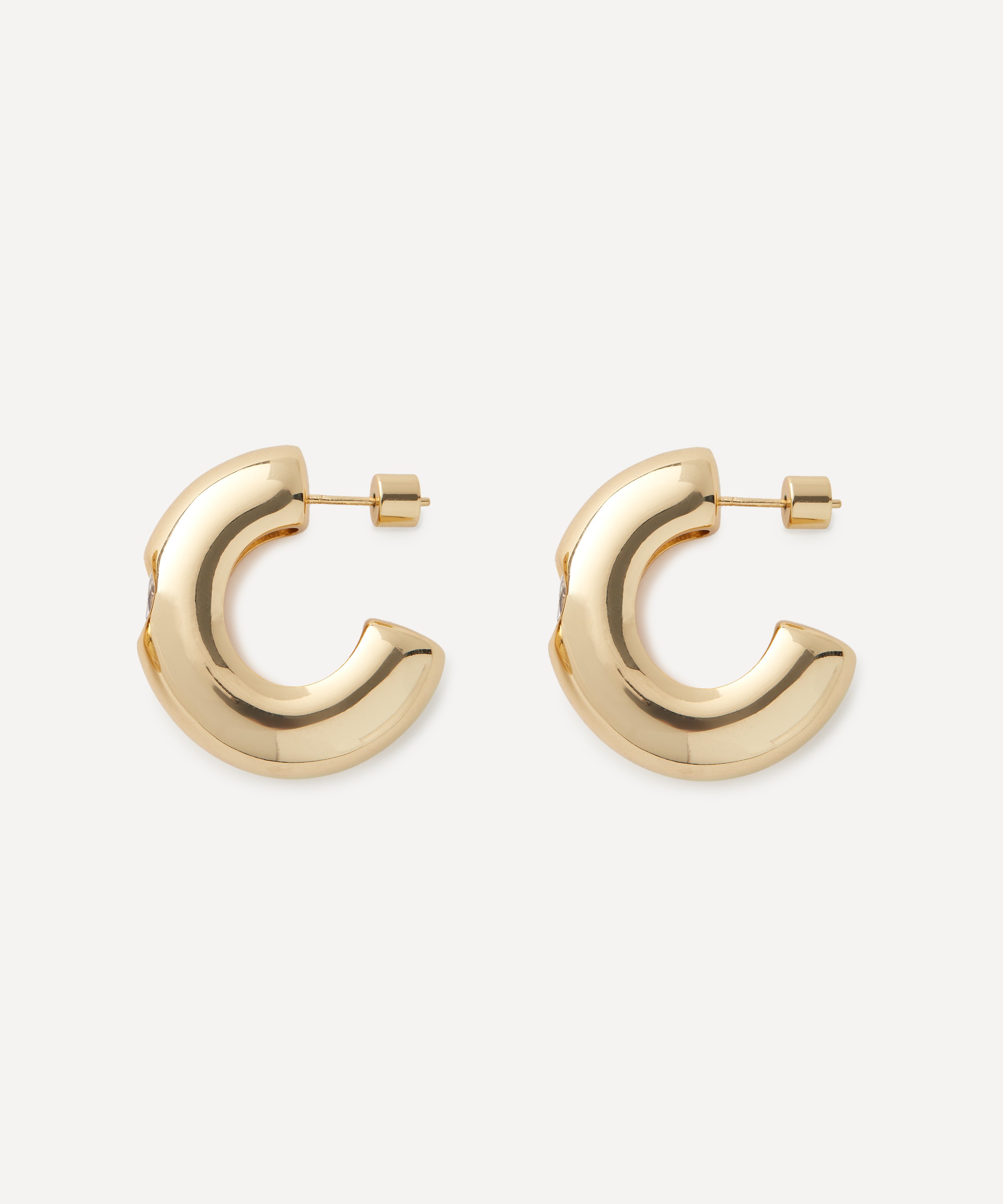 Martha Calvo - 14ct Gold-Plated Kaia Hoop Earrings image number 1