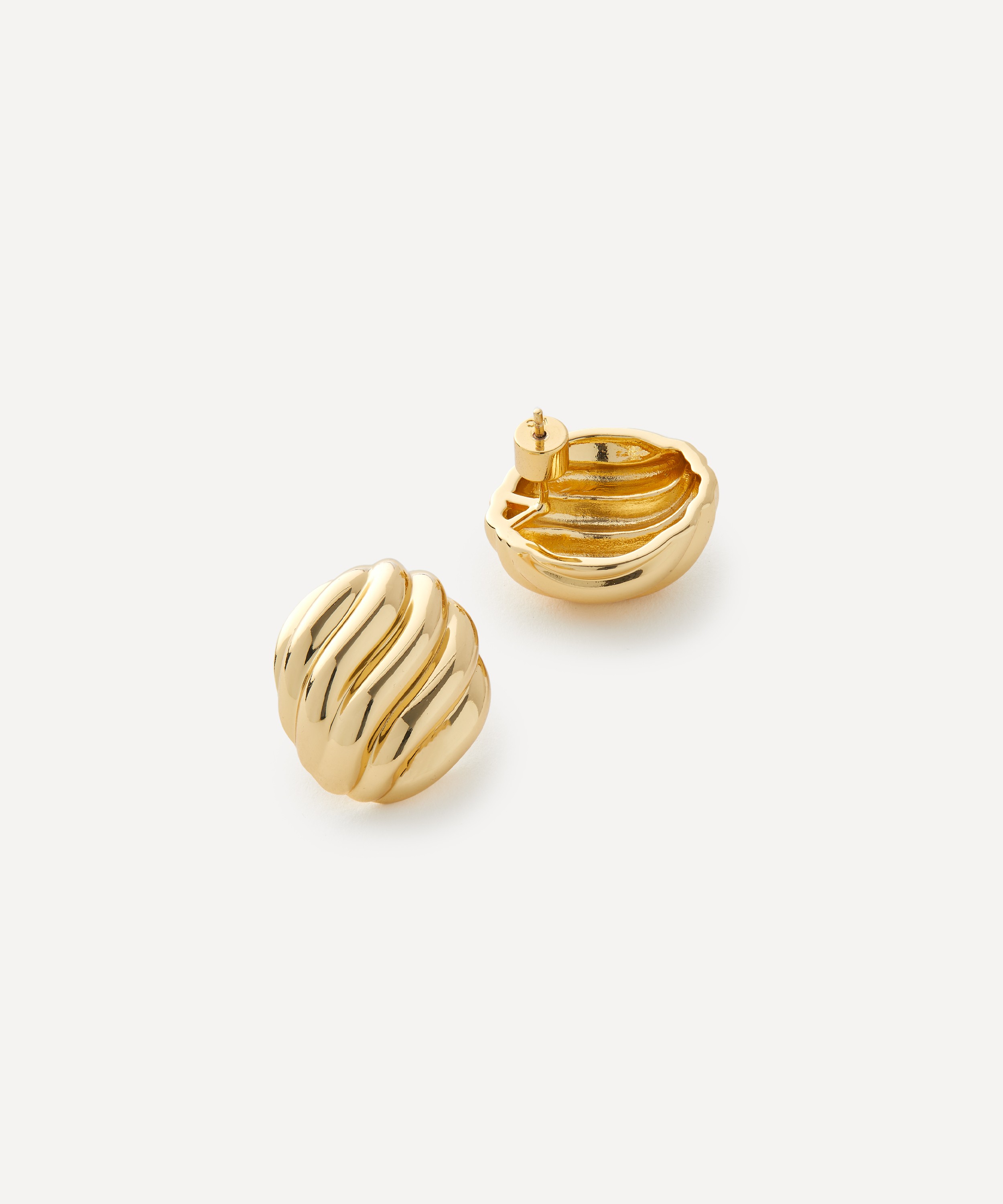 Martha Calvo - 14ct Gold-Plated Hailey Stud Earrings image number 1