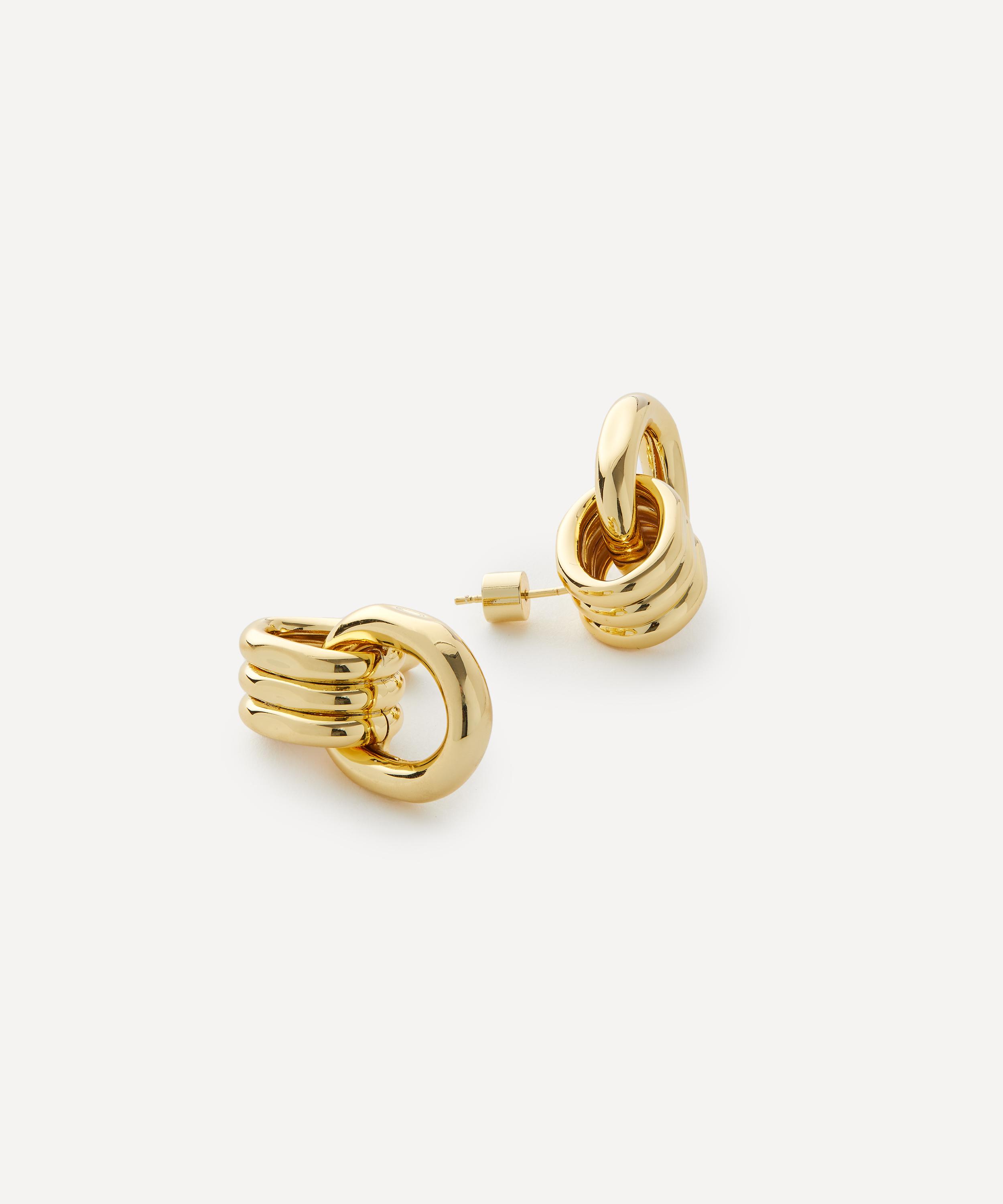 Martha Calvo - 14ct Gold-Plated Elsa Drop Earrings image number 1