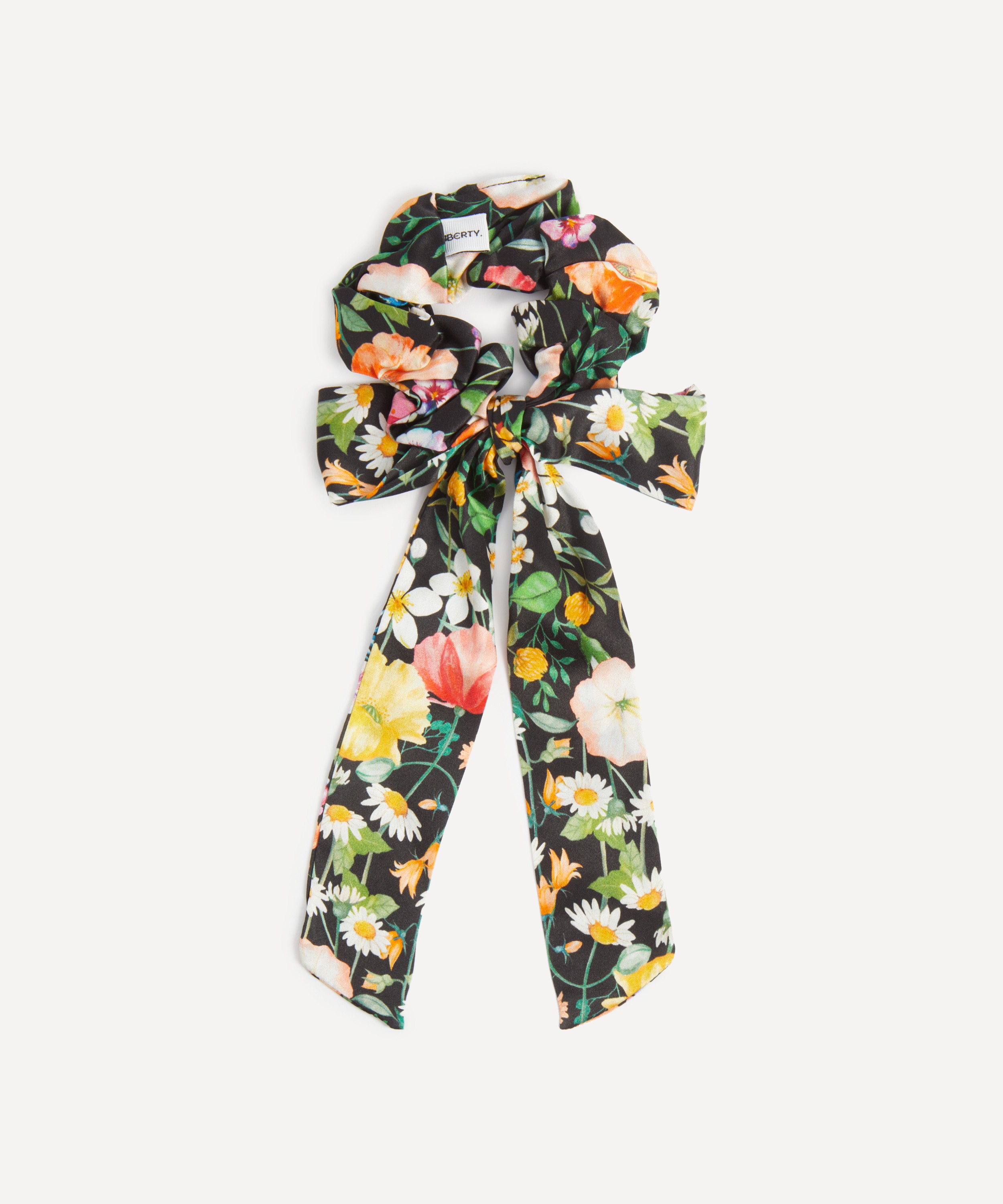 Liberty - Jude’s Floral Silk Bow Scrunchie image number 1