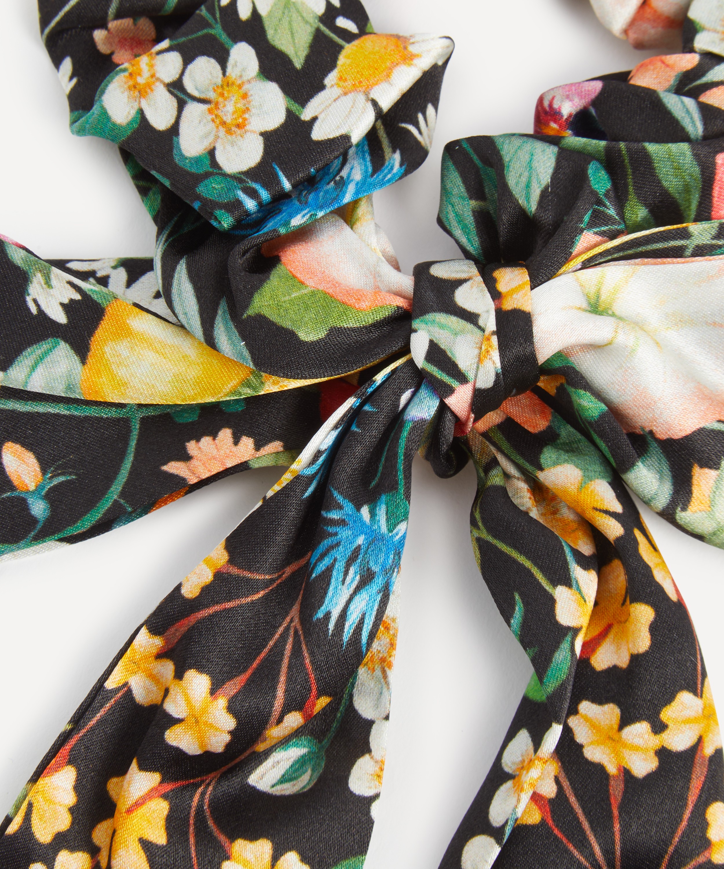 Liberty - Jude’s Floral Silk Bow Scrunchie image number 2