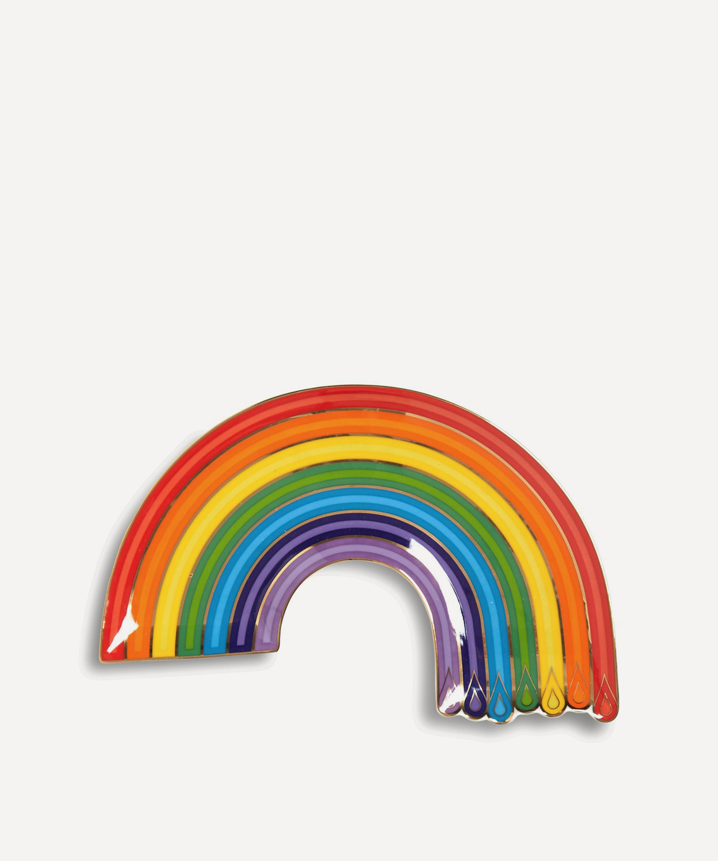 Jonathan Adler - Dripping Rainbow Trinket Tray image number 0
