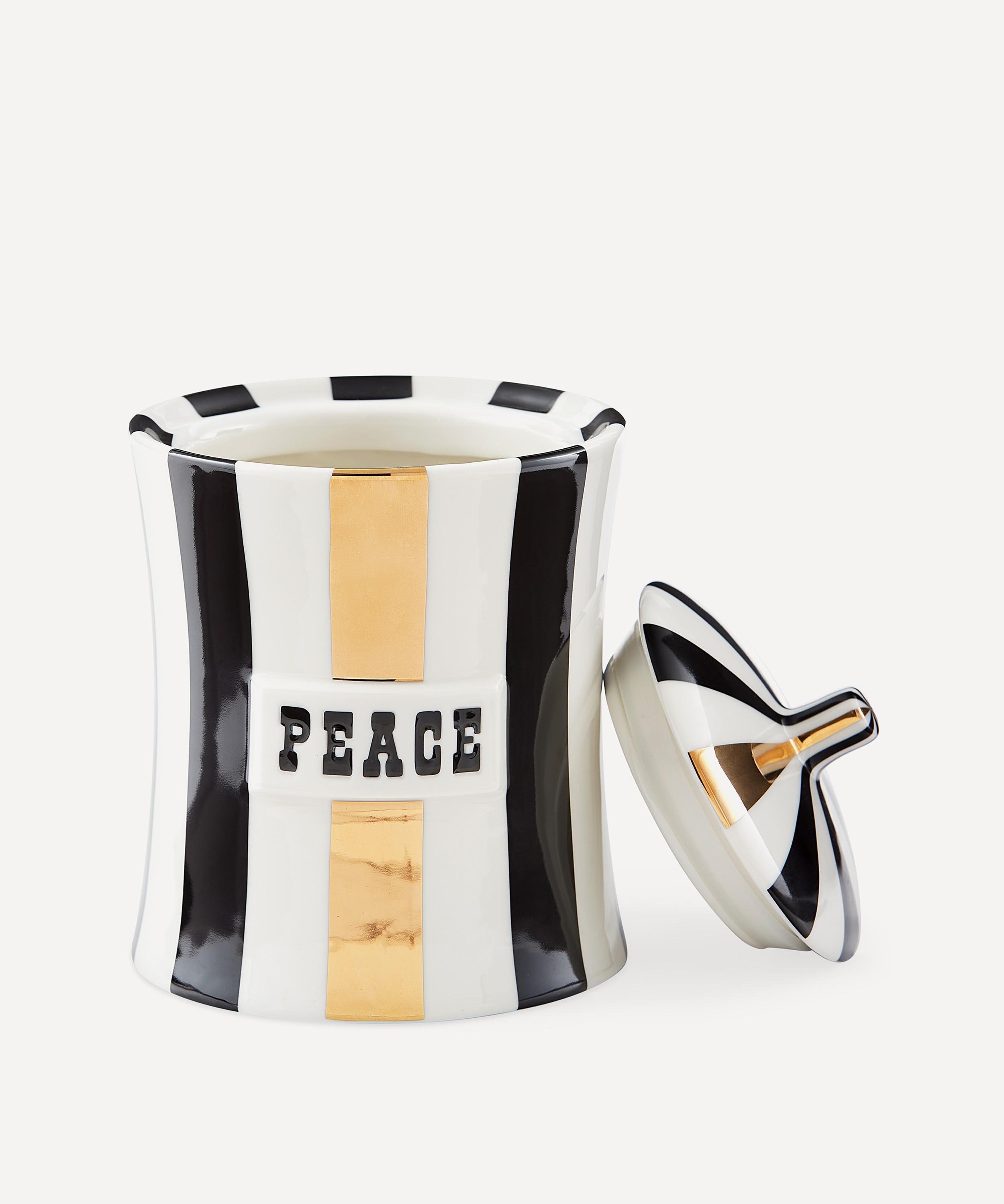 Jonathan Adler - Vice Gilded Peace Canister image number 1