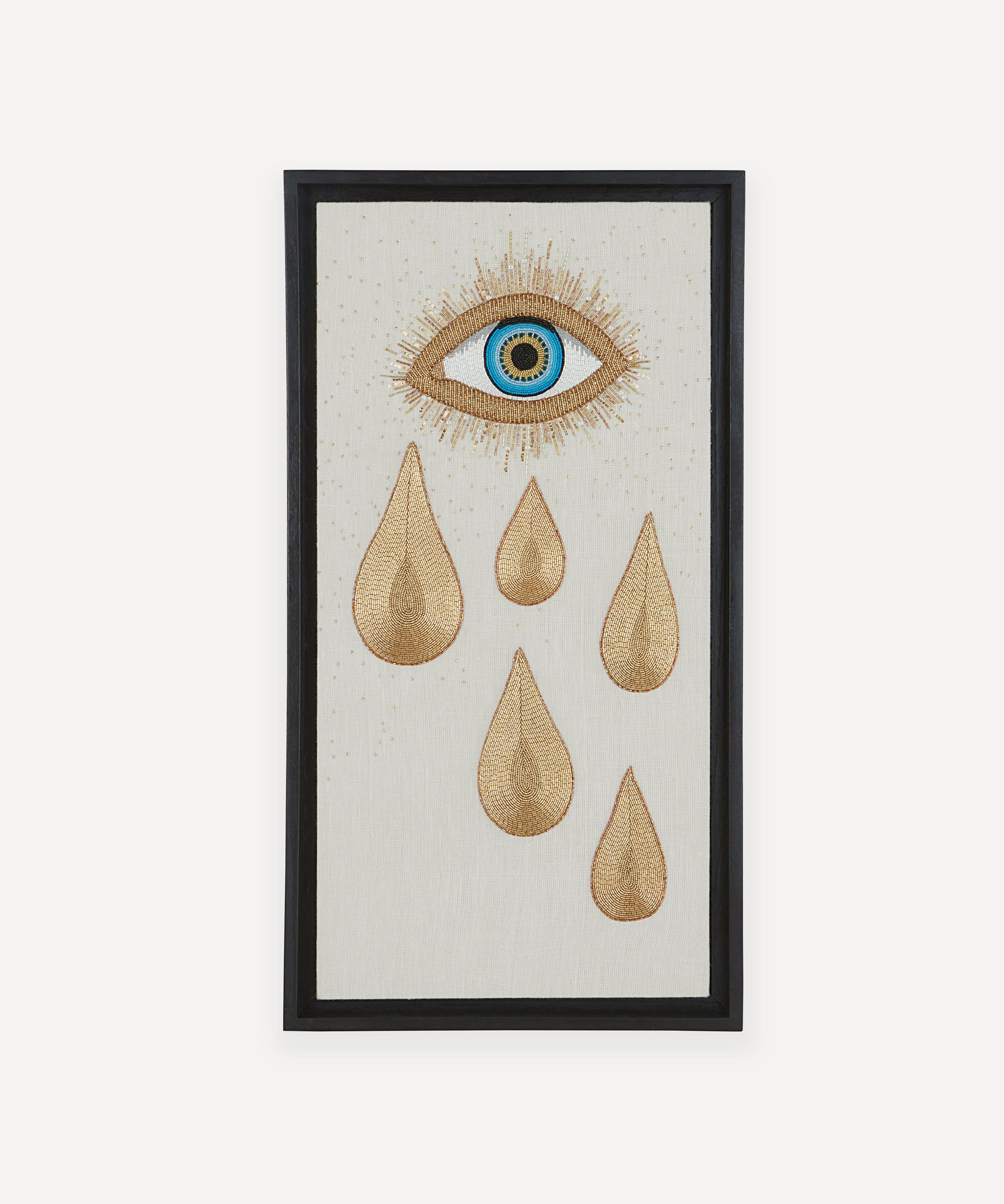 Jonathan Adler - Muse Eye Tear Beaded Art image number 0