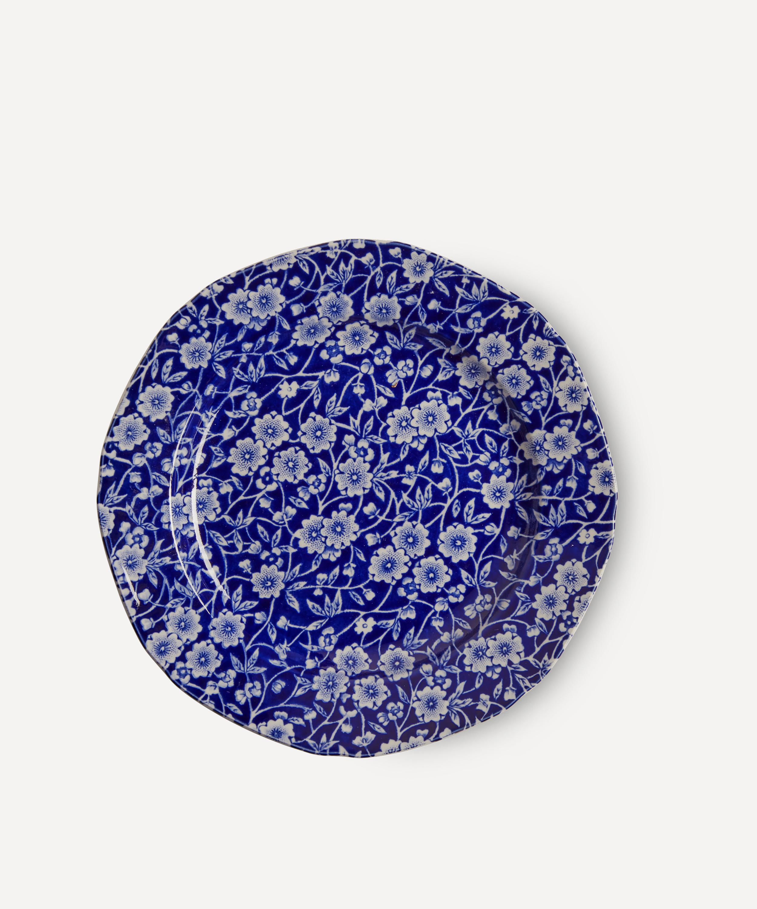 Burleigh - Blue Calico 19cm Plate Set of 4 image number 0