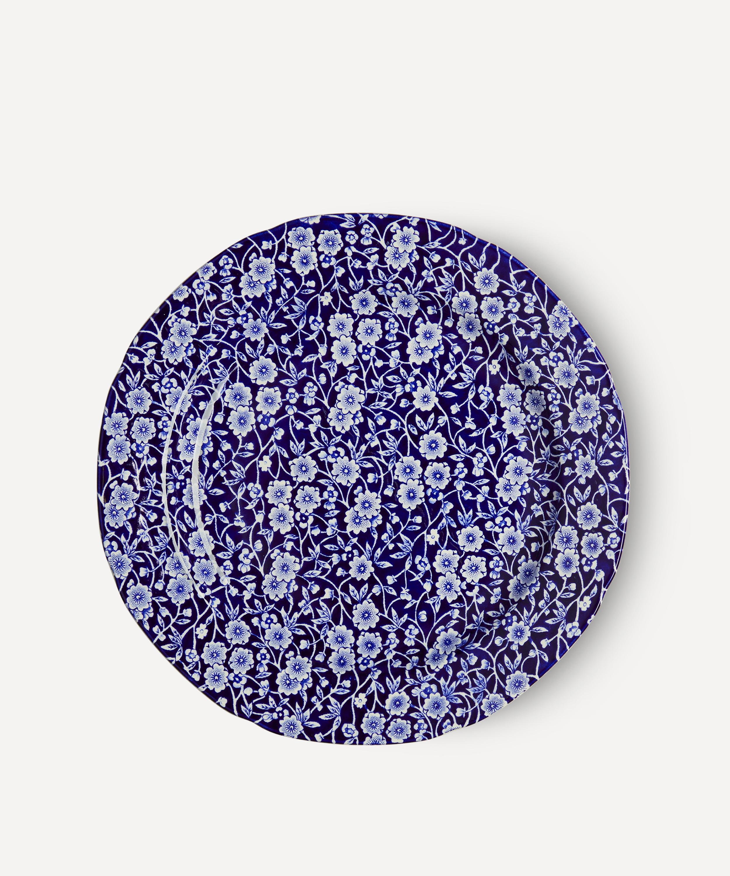 Burleigh - Blue Calico 26cm Plate Set of 4