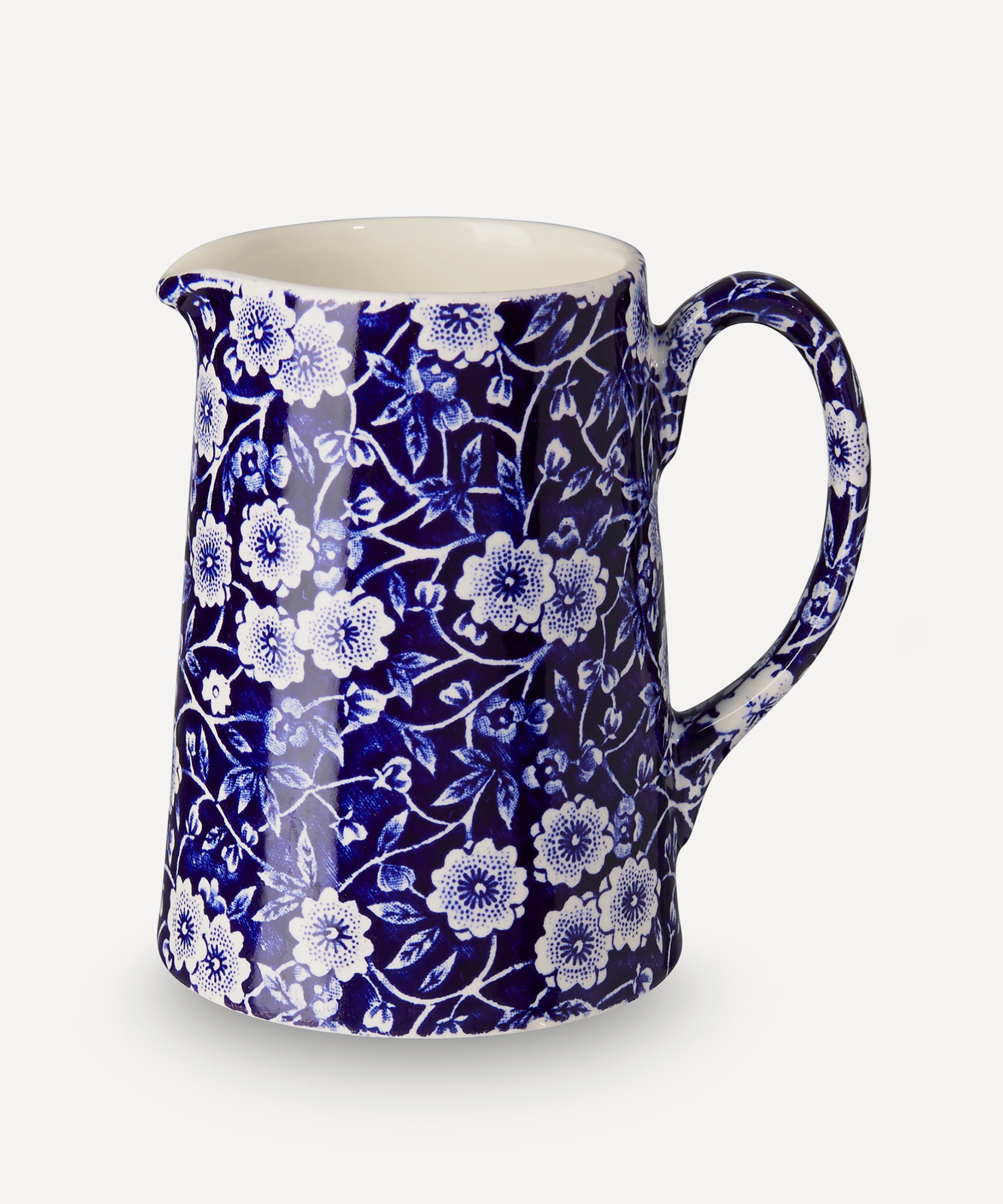 Burleigh - Blue Calico Small Tankard Jug image number 0