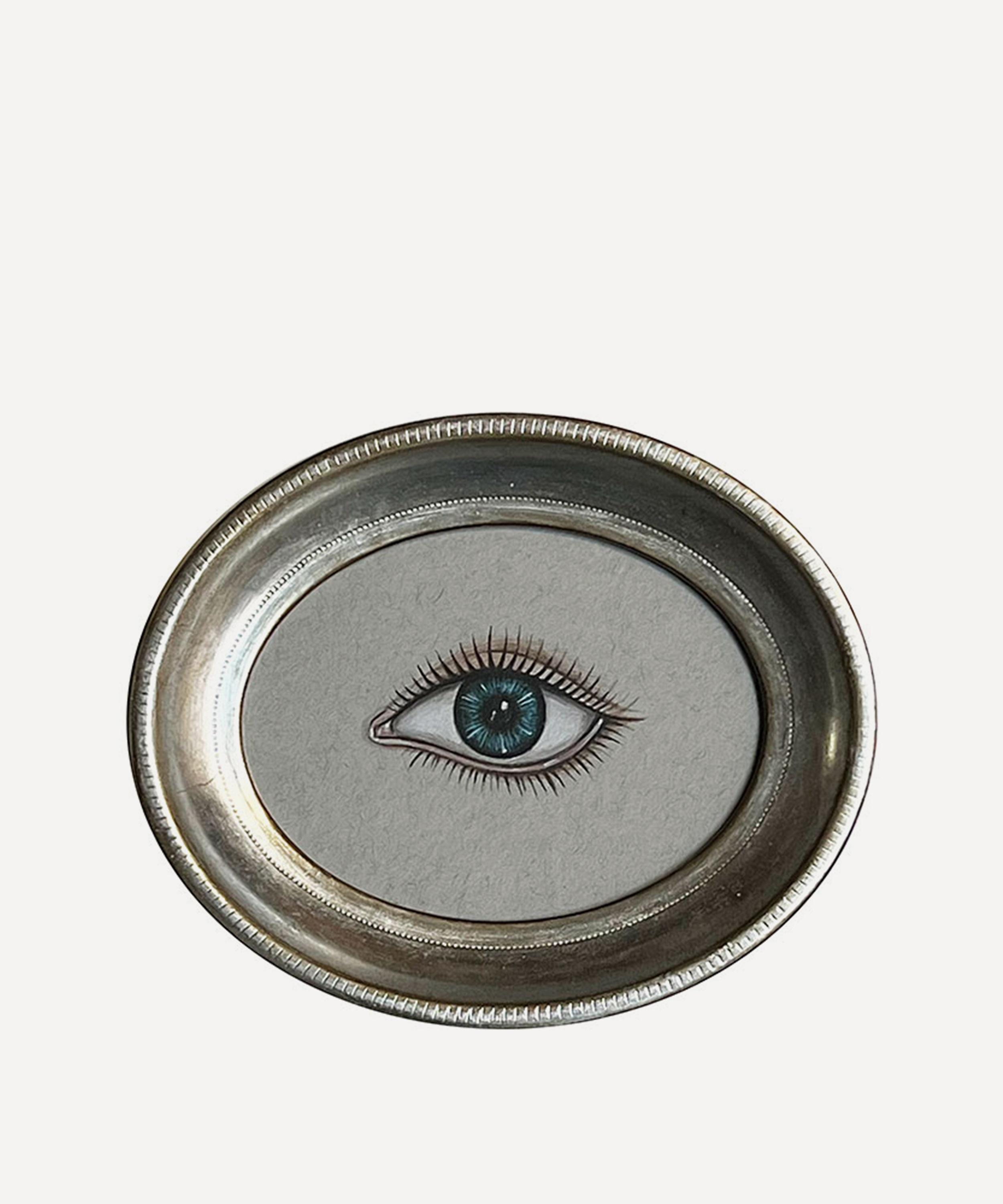 Patch NYC - Silver Frame Left Eye Art Print