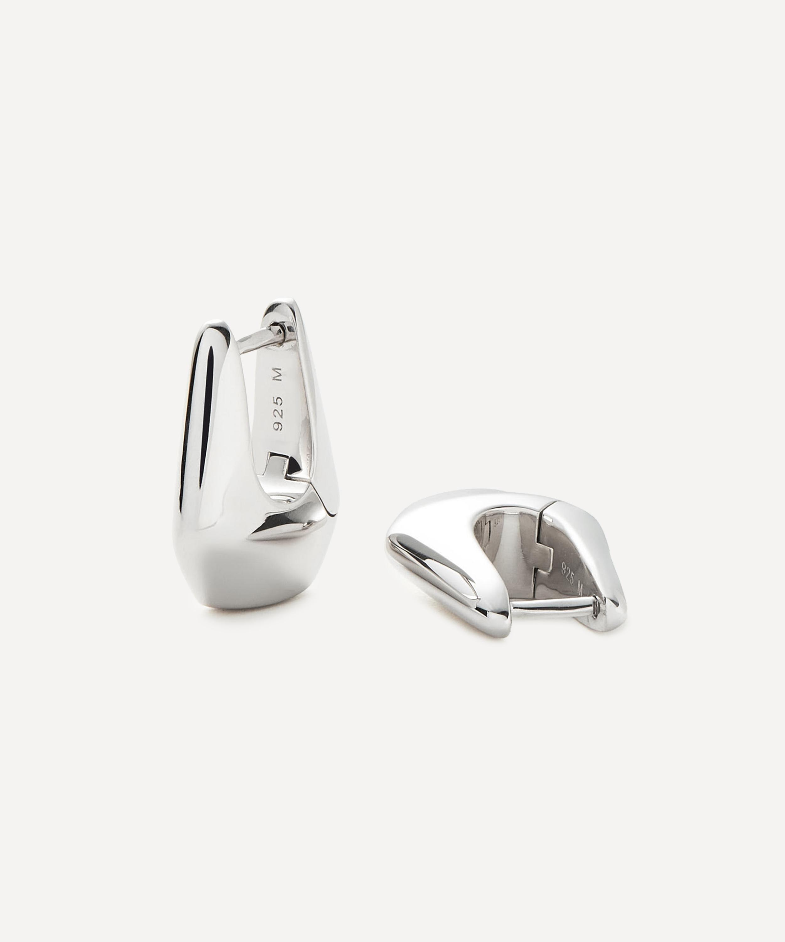 Missoma - X Lucy Williams Sterling Silver Arco Small Hoop Earrings image number 0