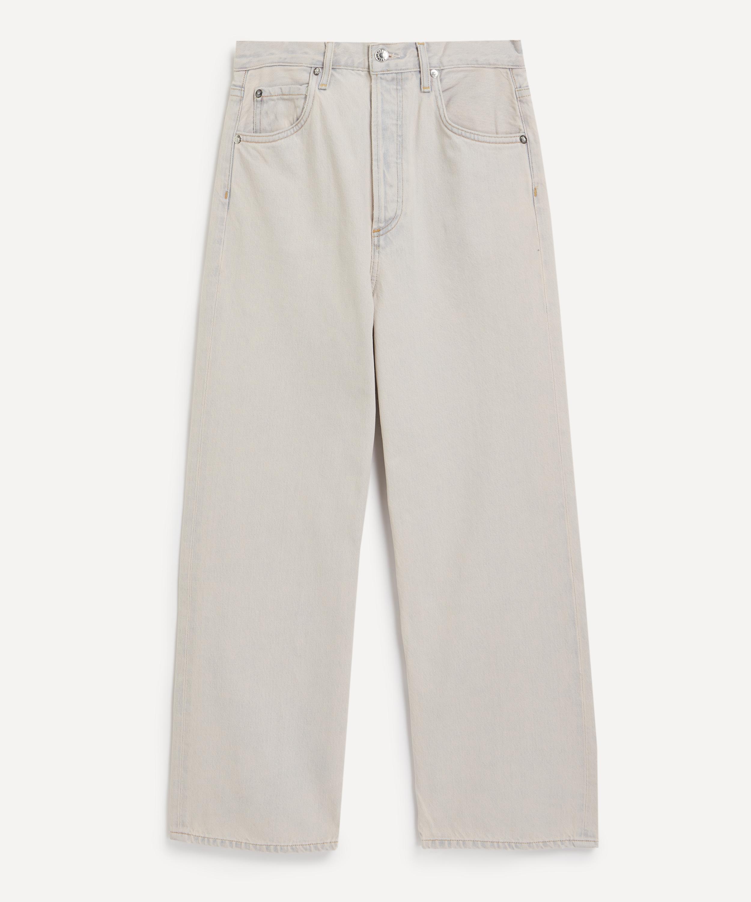 AGOLDE - Ren High-Rise Wide-Leg Jeans in Tarte