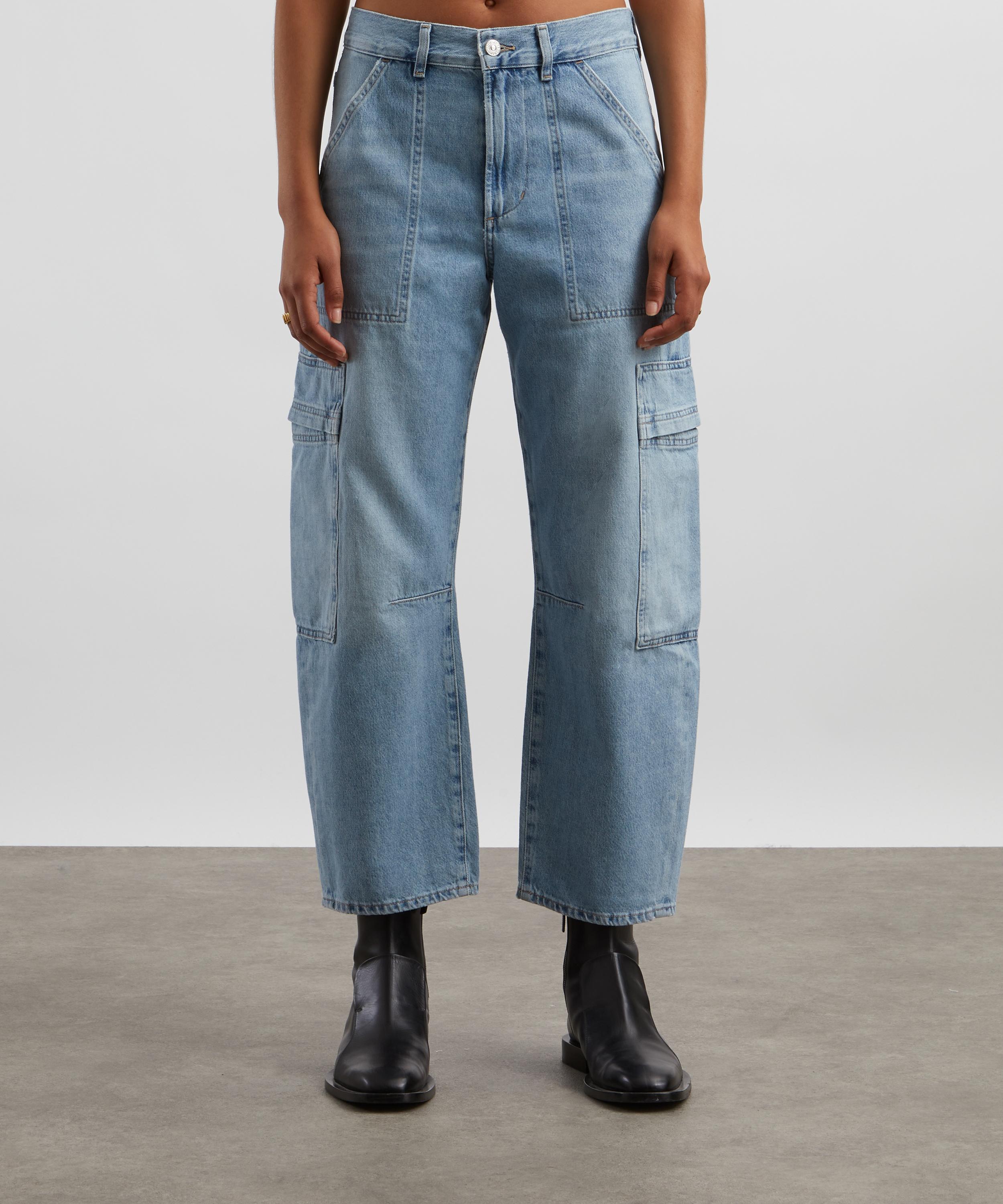 Citizens of Humanity - Marcelle Low Slung Easy Cargo Jeans in Cloud Nine image number 2