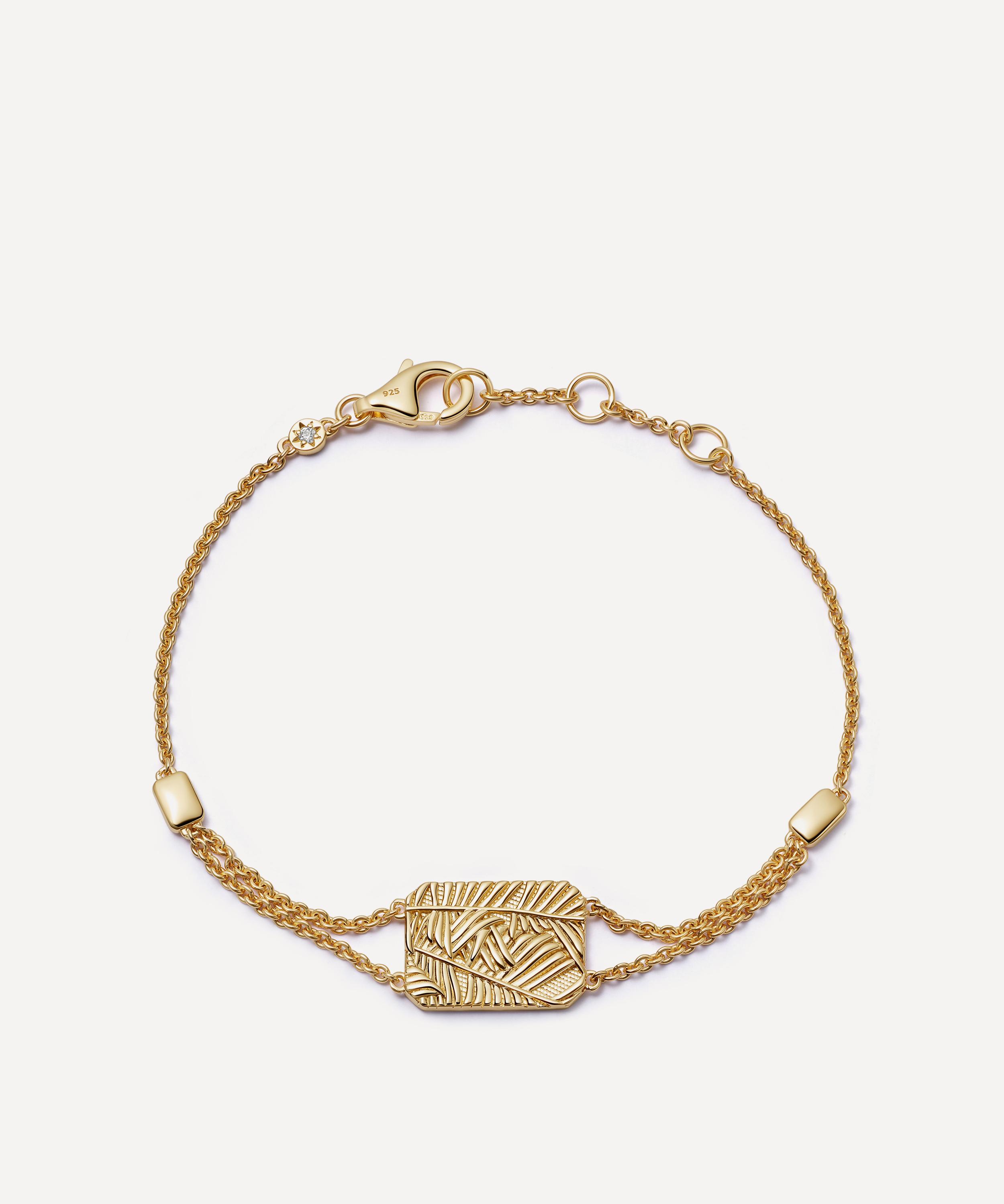 Astley Clarke - 18ct Gold-Plated Vermeil Silver Terra Grace Engravable Bracelet image number 0