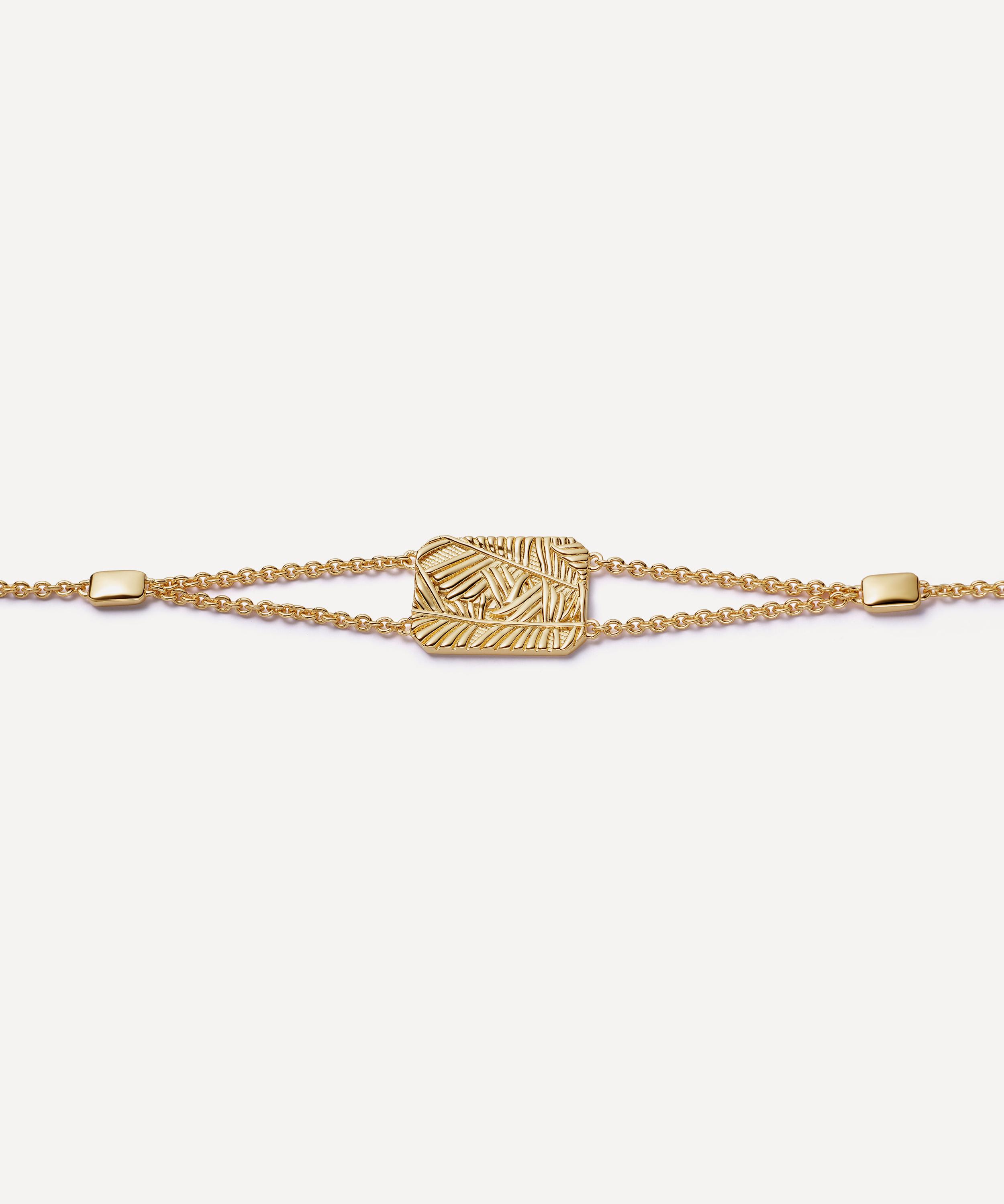 Astley Clarke - 18ct Gold-Plated Vermeil Silver Terra Grace Engravable Bracelet image number 1