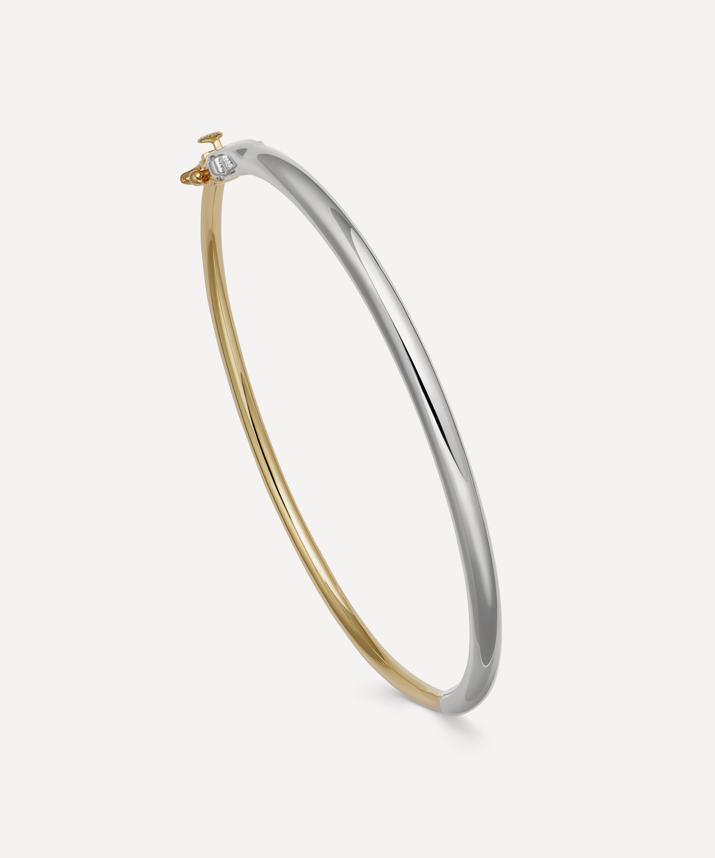 Astley Clarke - Mixed Metal Aurora Bangle Bracelet image number 0