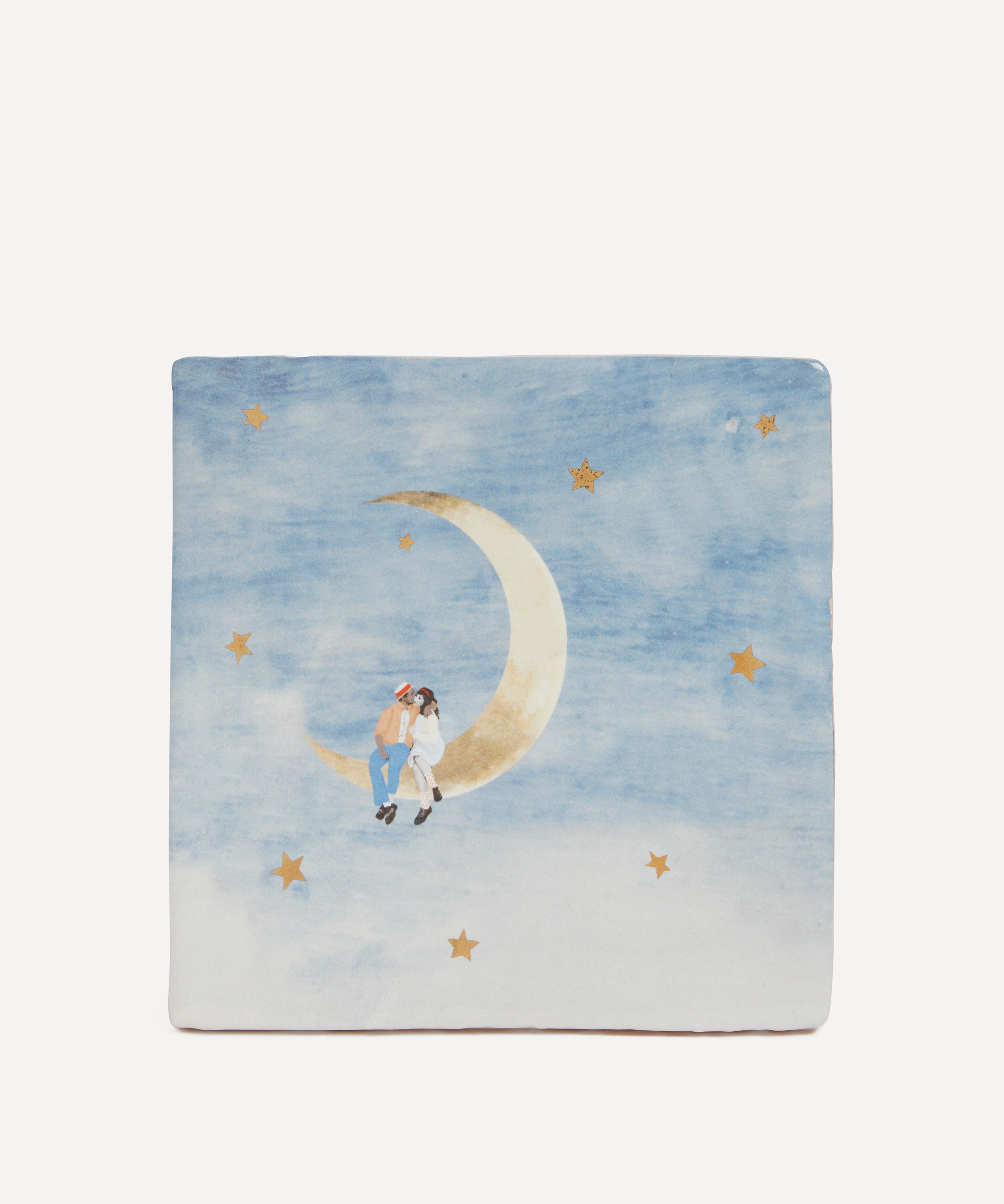 StoryTiles - To The Moon and Back Ceramic Tile image number 0