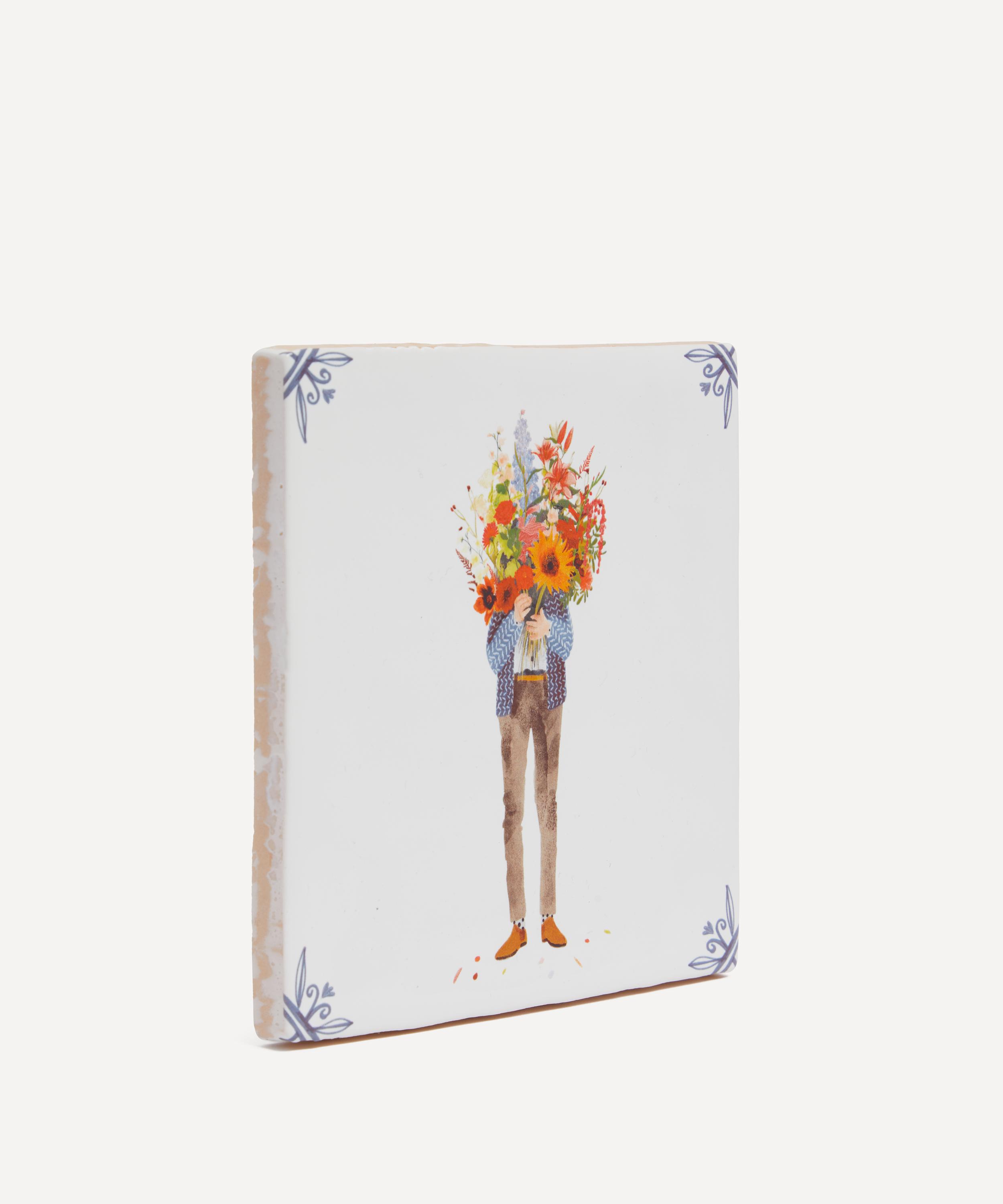 StoryTiles - All You Need Is Flowers Ceramic Tile image number 1